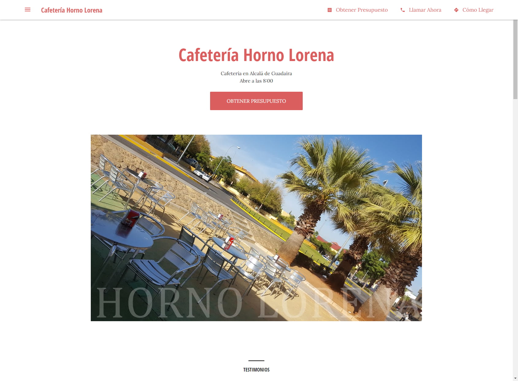 Cafetería Horno Lorena