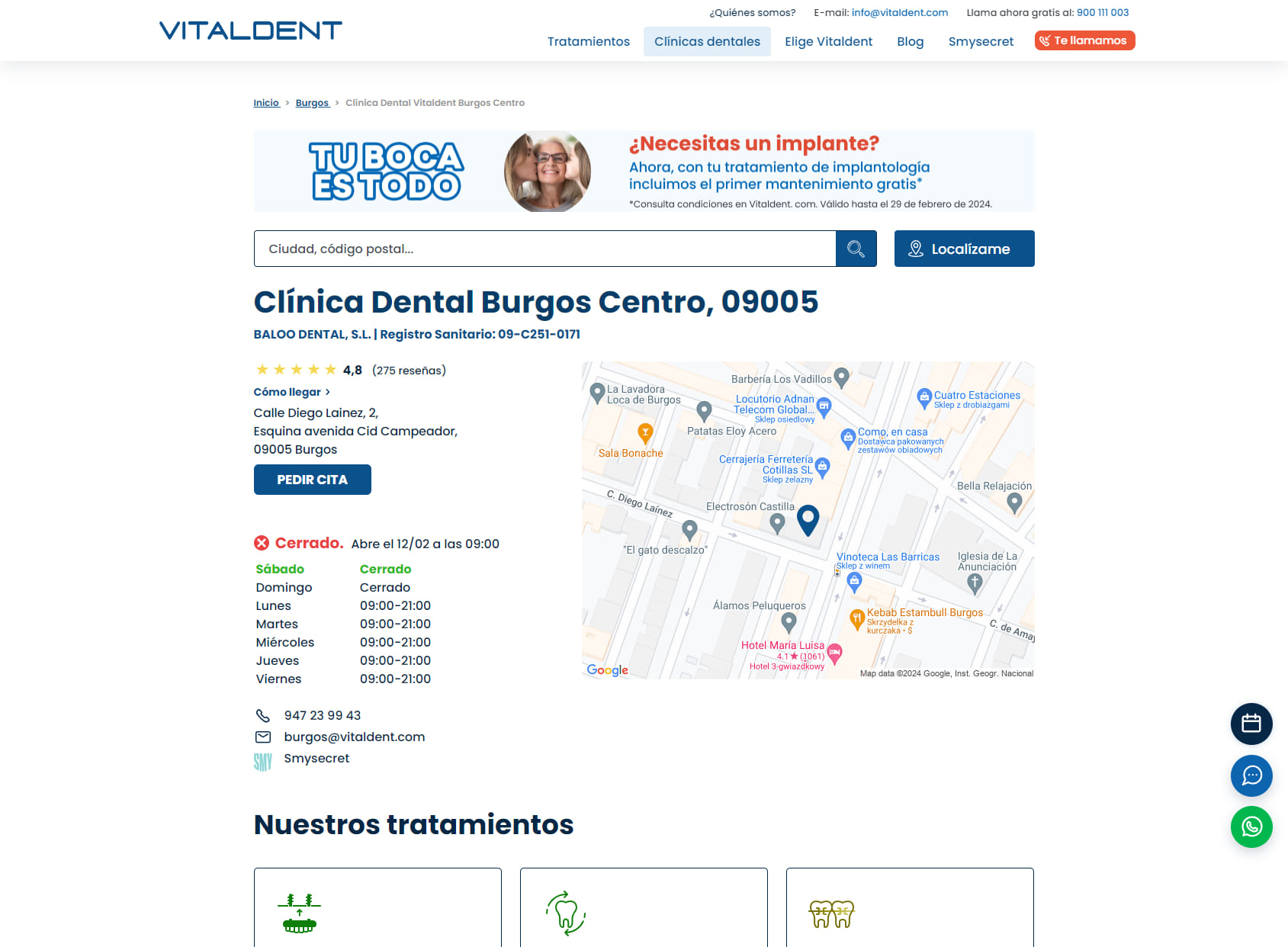 Clínica Dental Vitaldent