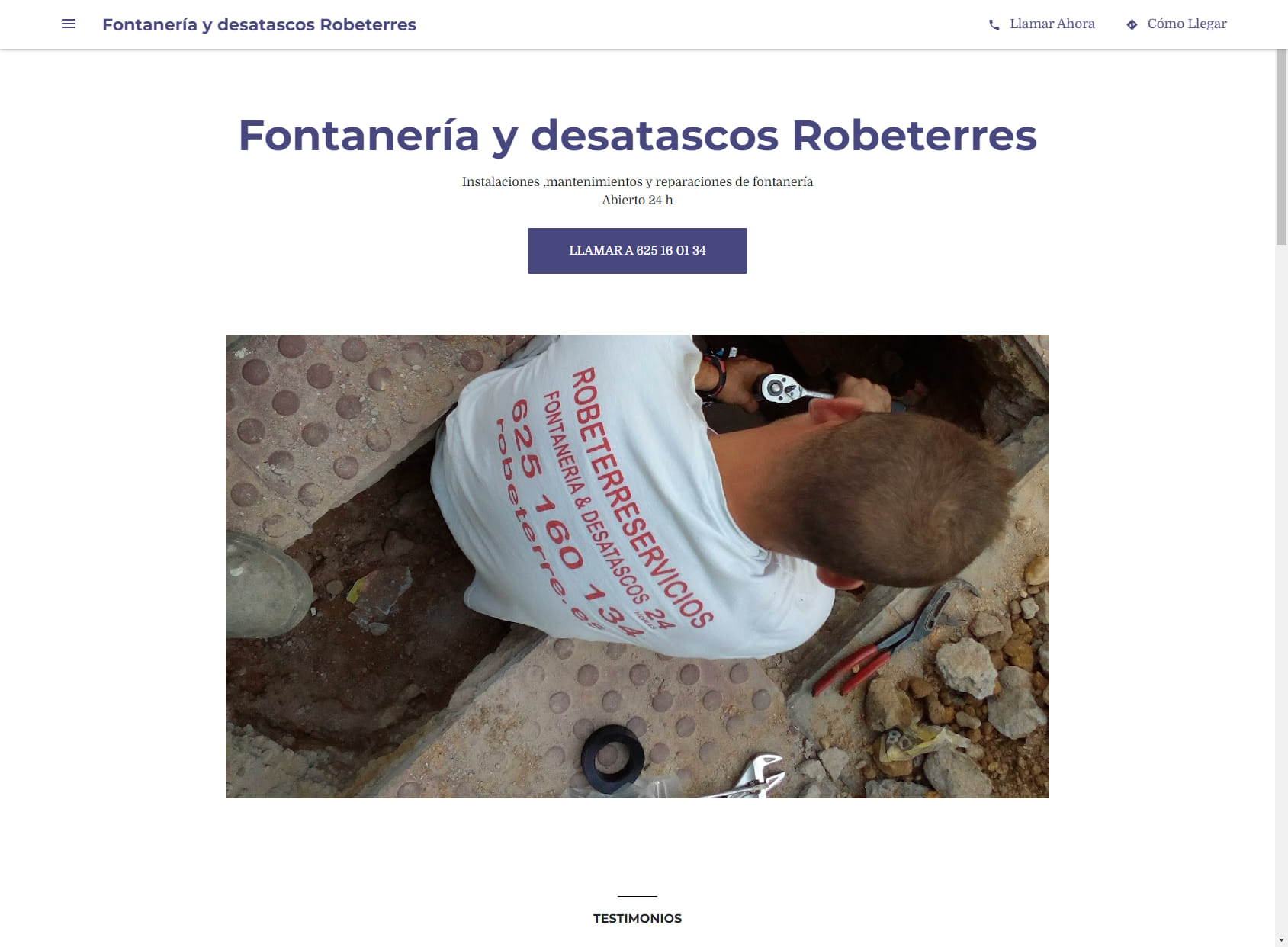 Fontanería y desatascos Robeterres