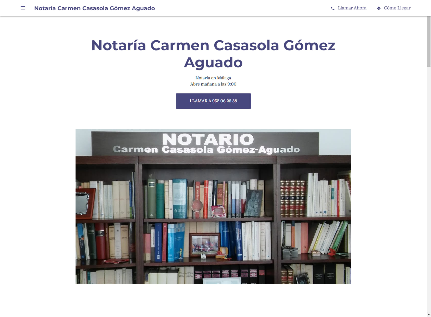 Notaría Carmen Casasola Gómez Aguado