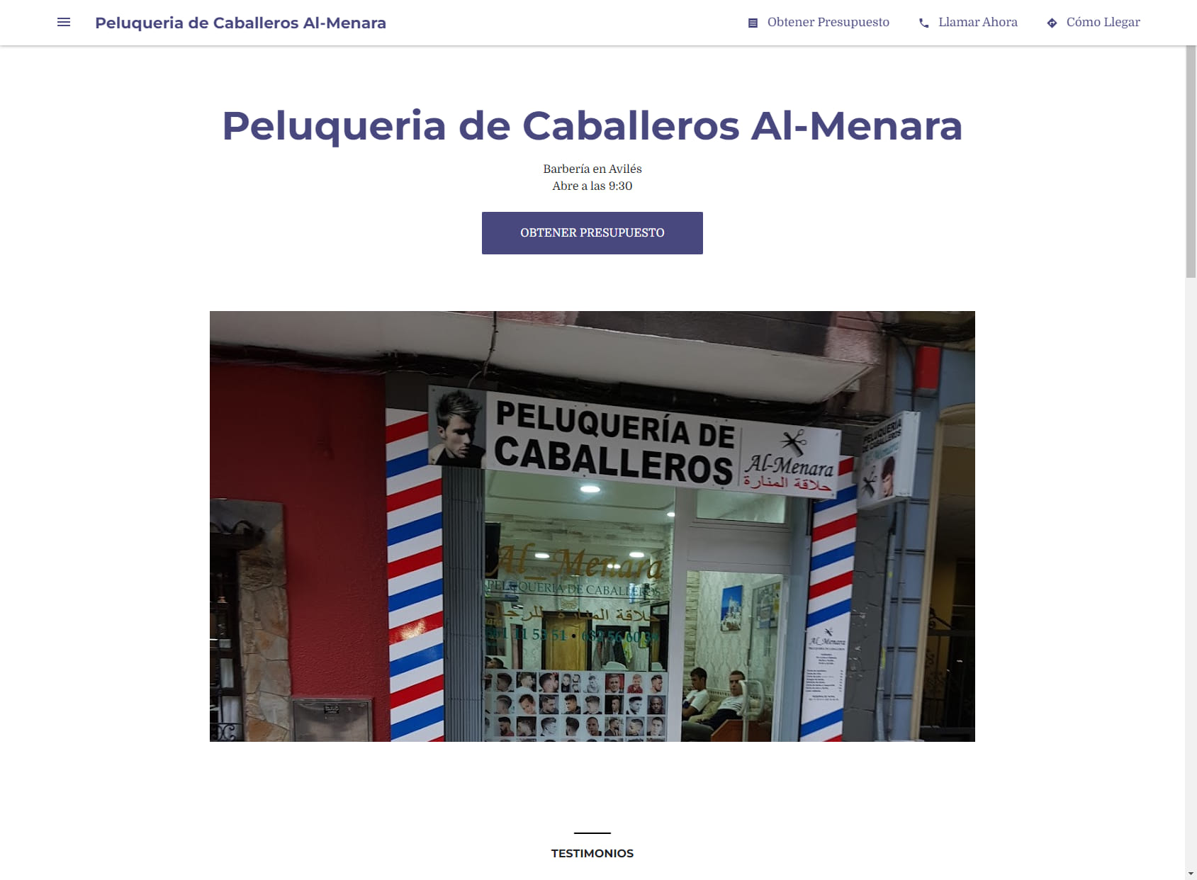 Peluqueria de Caballeros Al-Menara