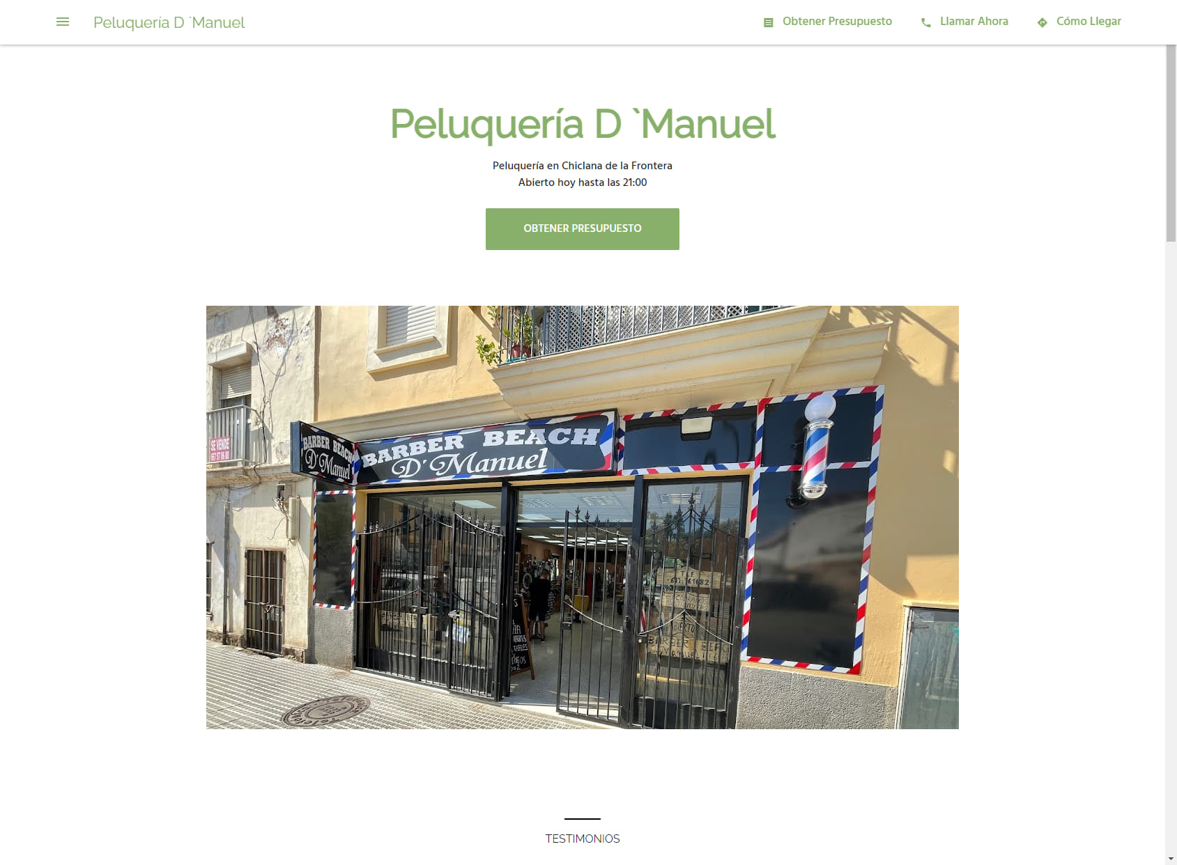 Peluquería D `Manuel