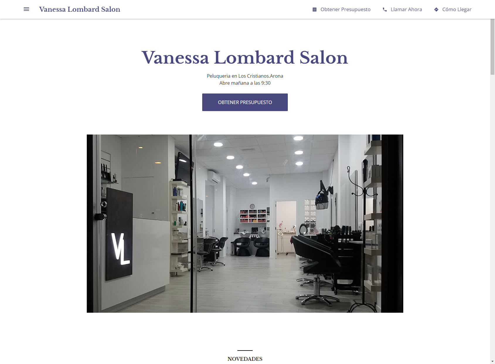 Vanessa Lombard Salon