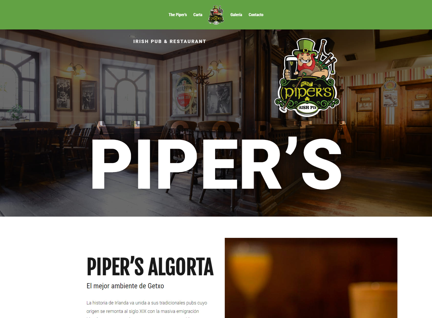 Restaurante Pipers Irish