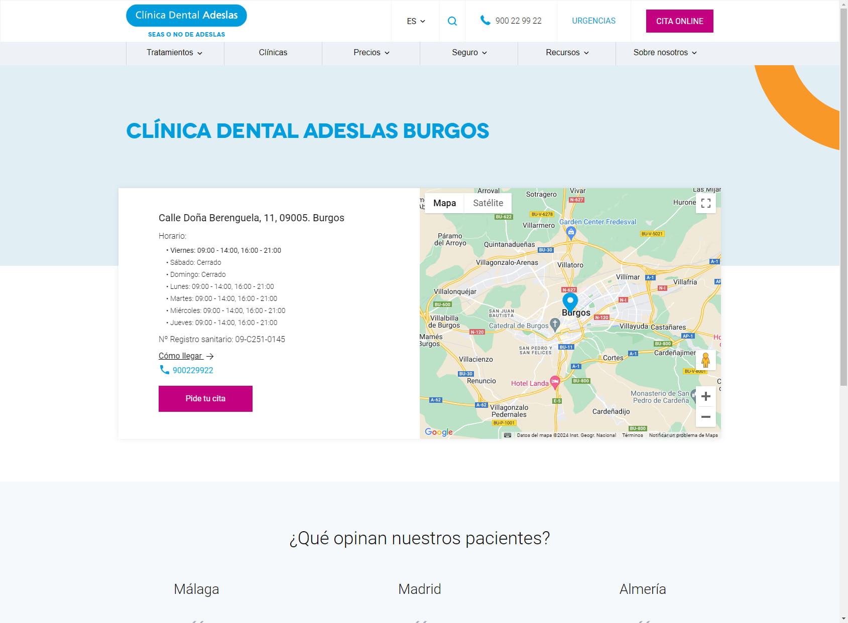 Adeslas Dental Clinic Burgos