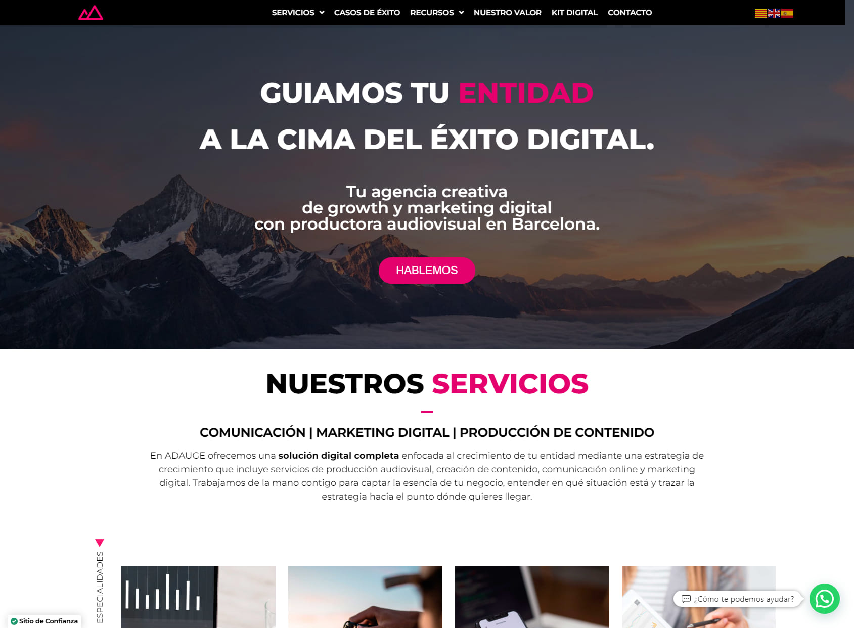 ADAUGE - Agencia Marketing Digital y Productora Audiovisual en Sant Cugat