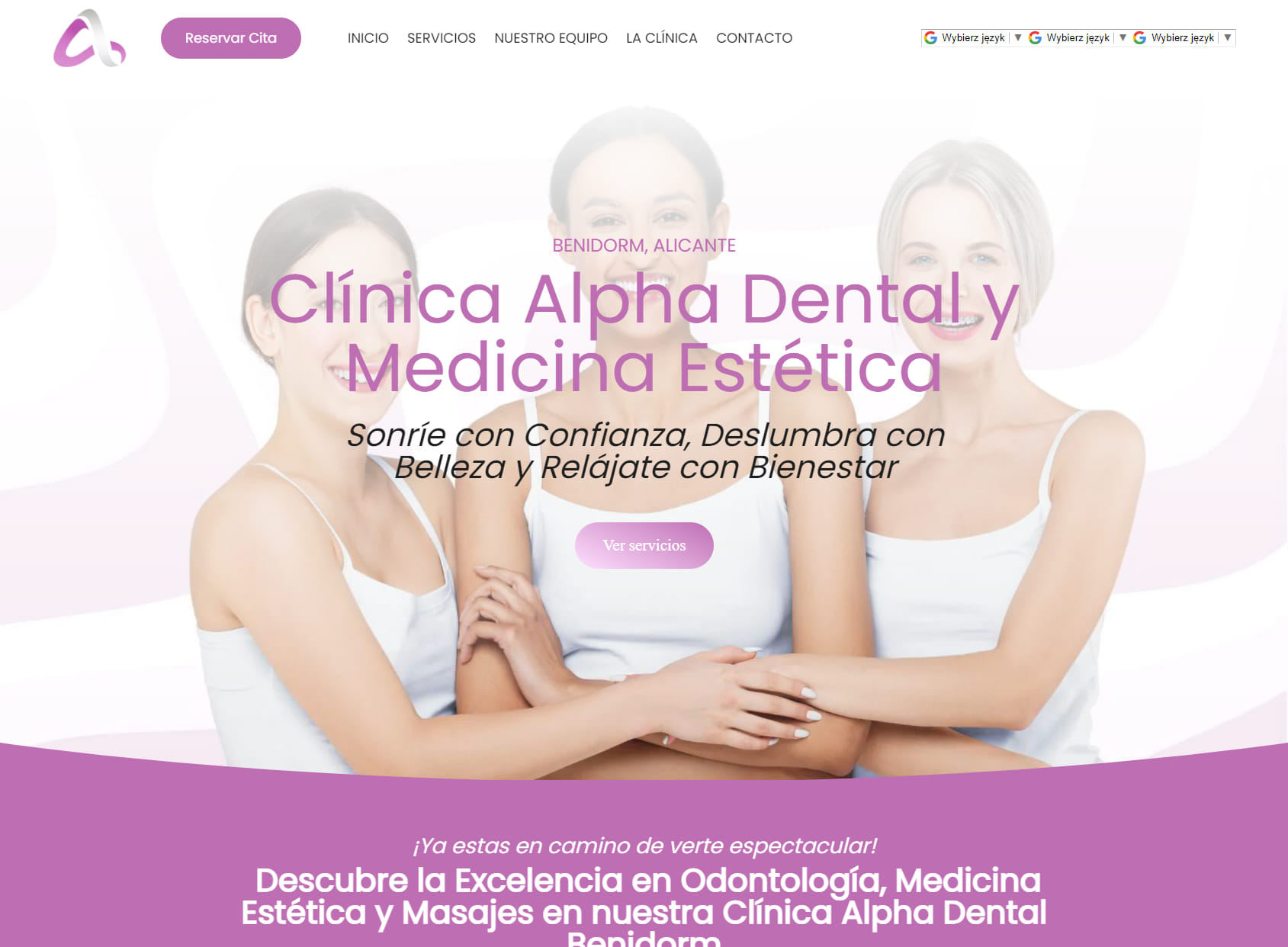 Dentista en Benidorm Clínica Alpha Dental | Ortodoncia · Implantes dentales y Medicina Estética | Dentistas en Benidorm