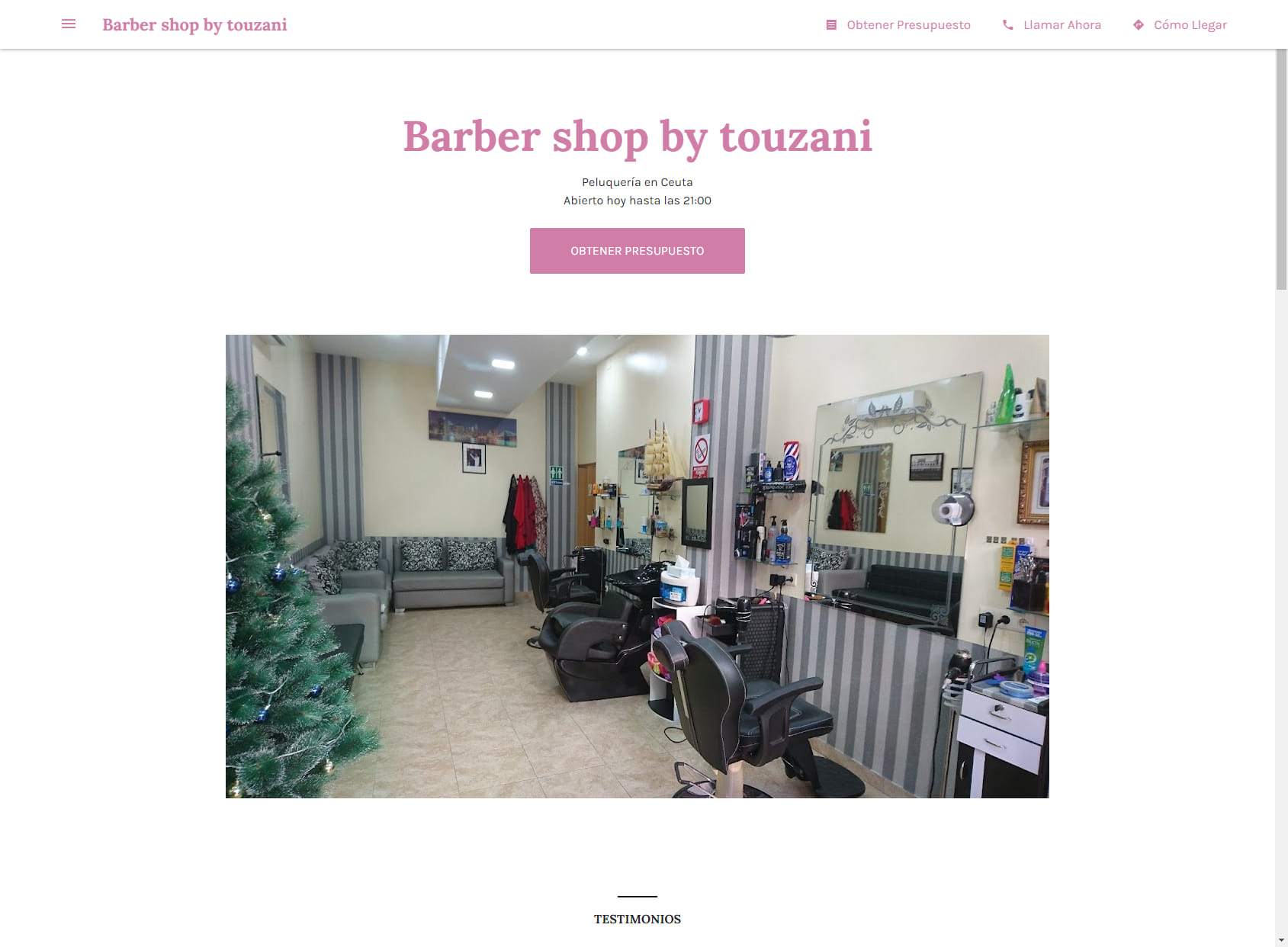 Barber shop by touzani