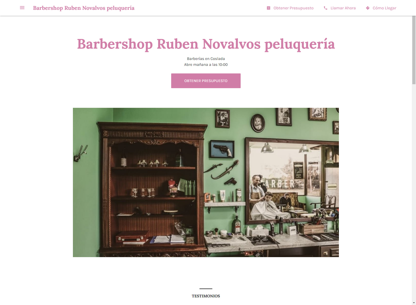 Ruben Novalvos hairdresser Barbershop
