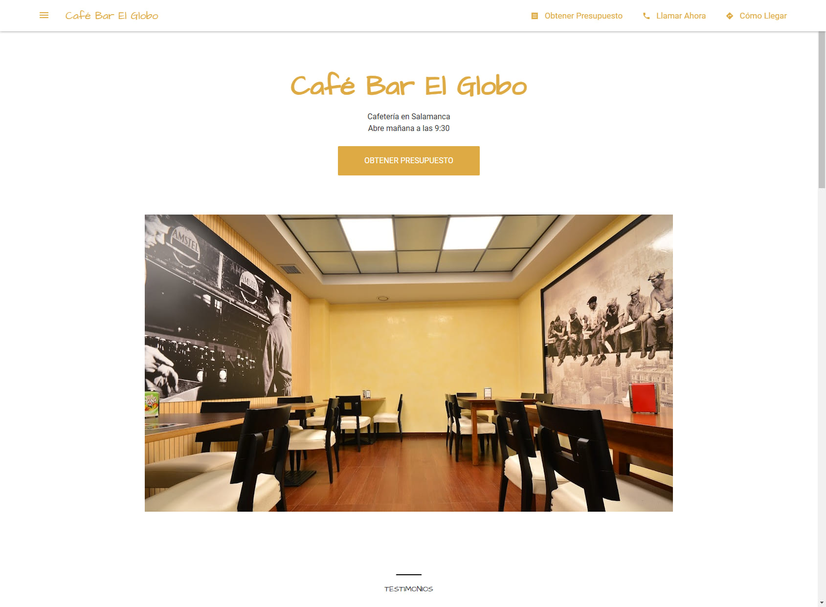 Café Bar El Globo