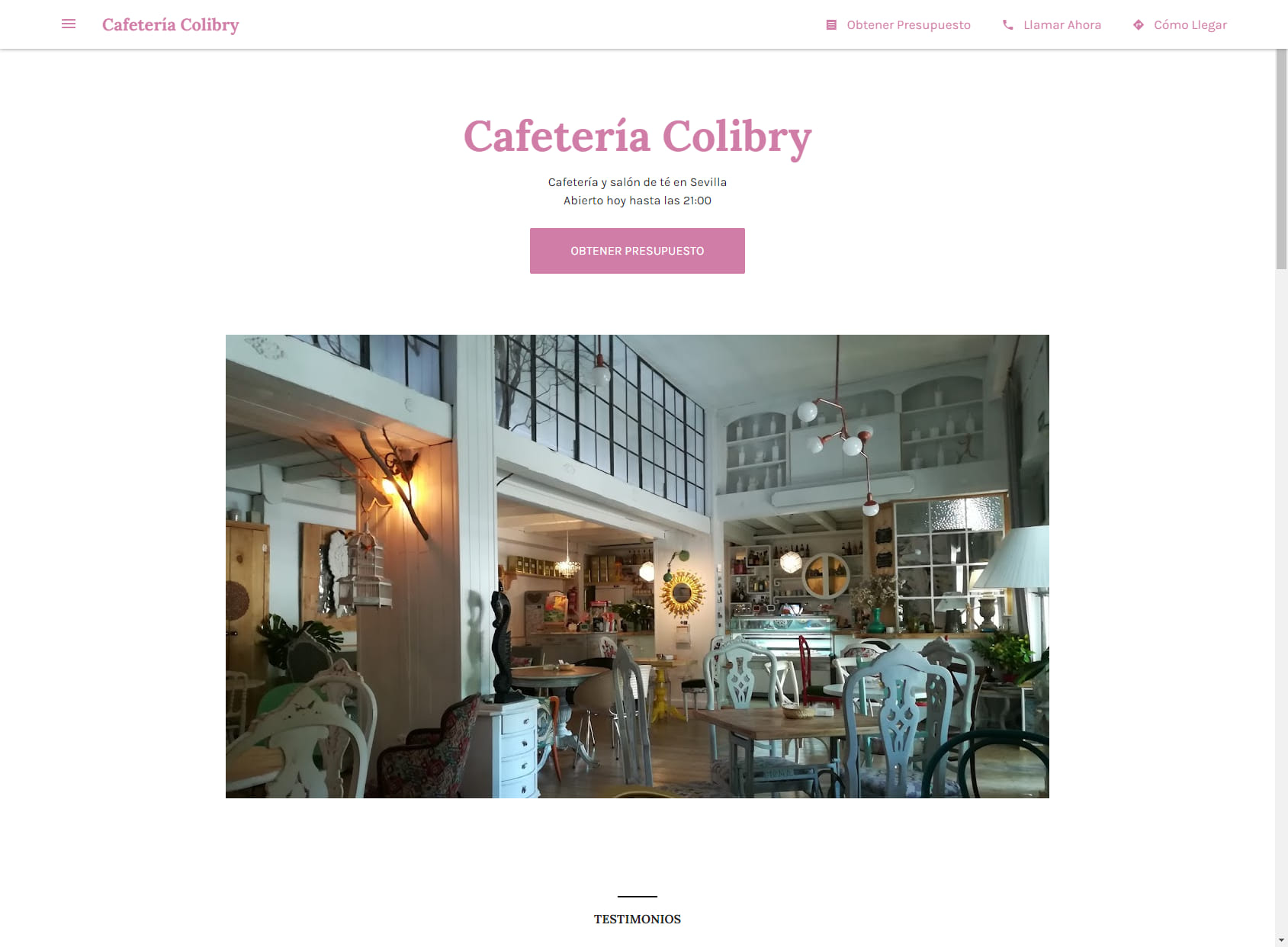 Cafetería Colibry