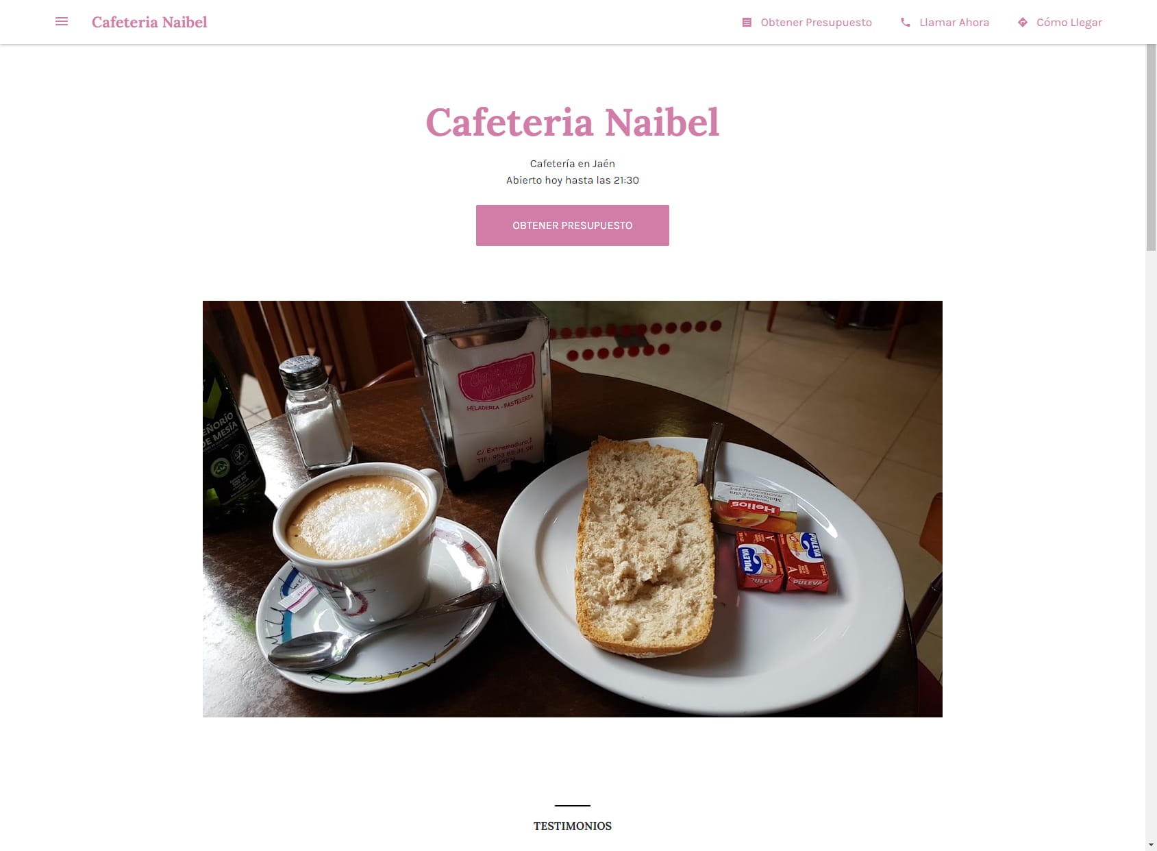 Cafetería Naibel