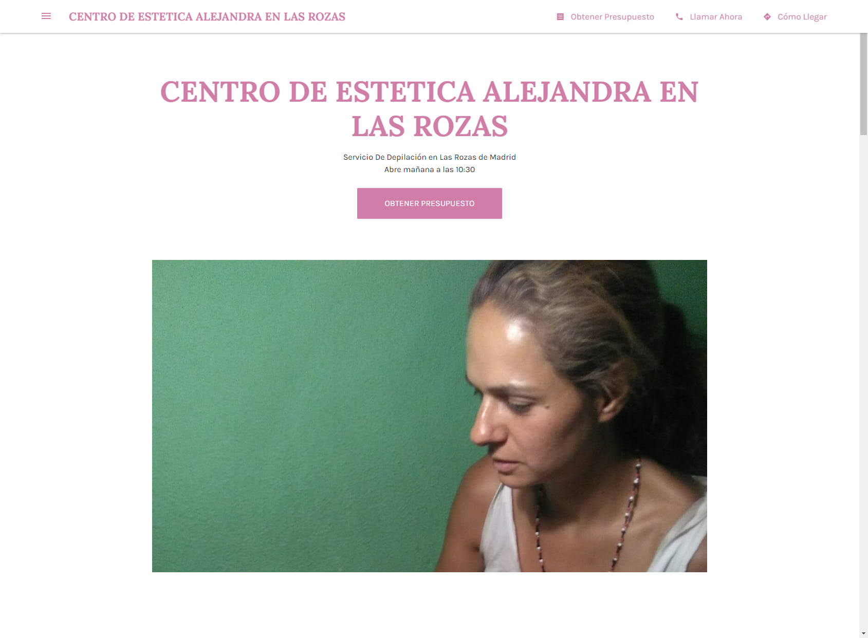Beauty Clinic ALEJANDRA IN LAS ROZAS