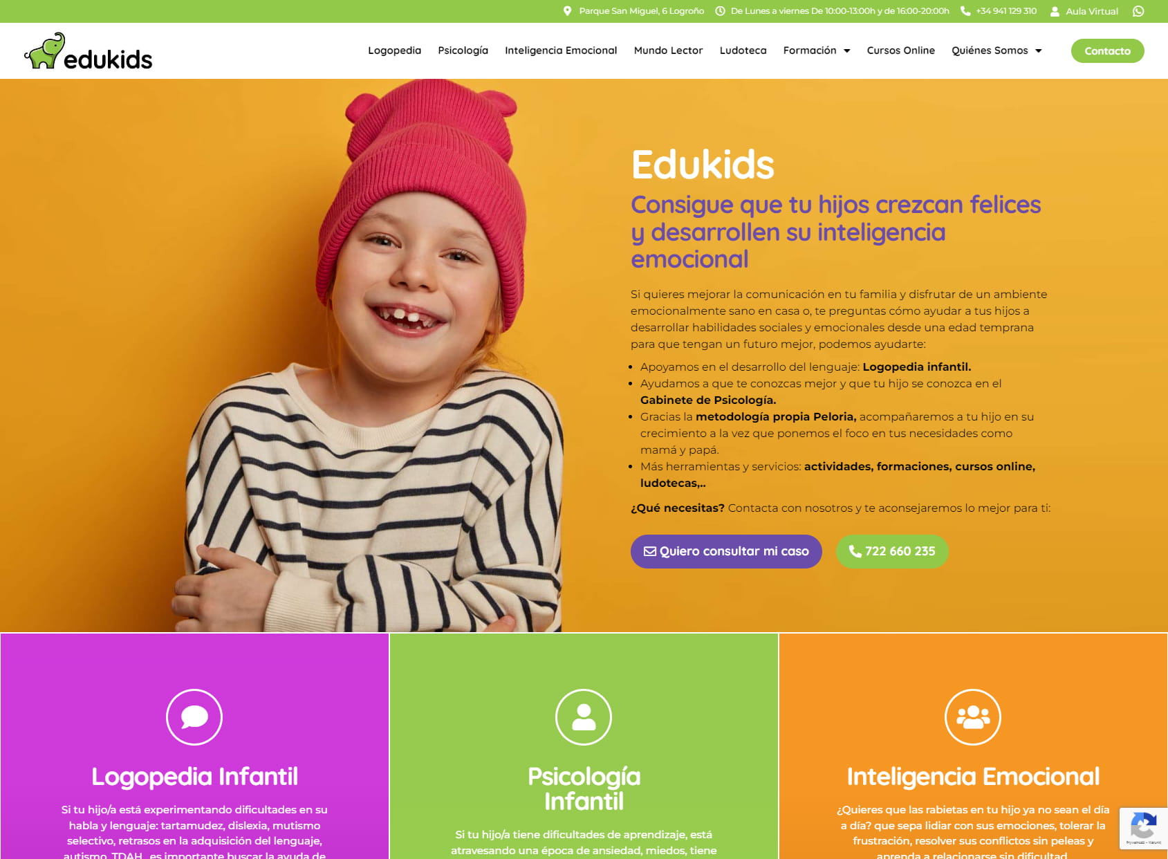 Edukids - Inteligencia Emocional, Psicología Infantil y Logopedia