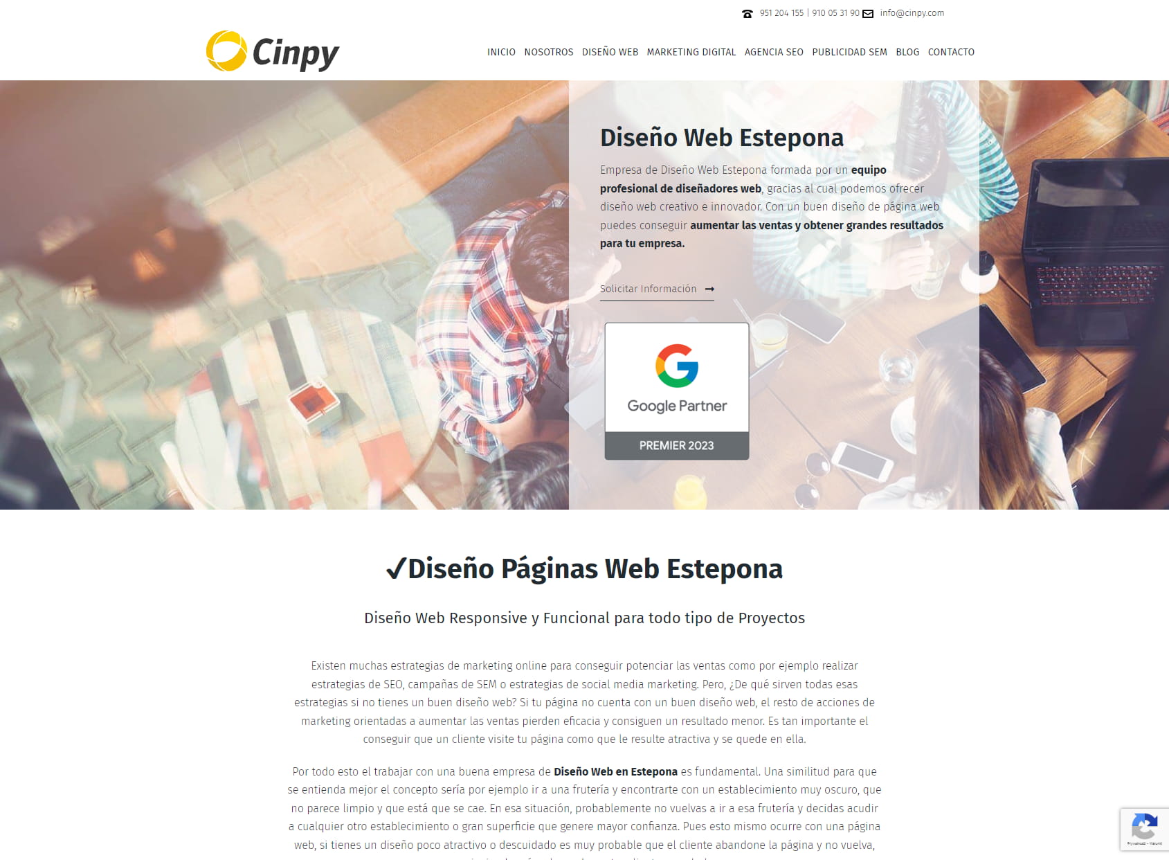 Cinpy Marketing Online y Diseño Web