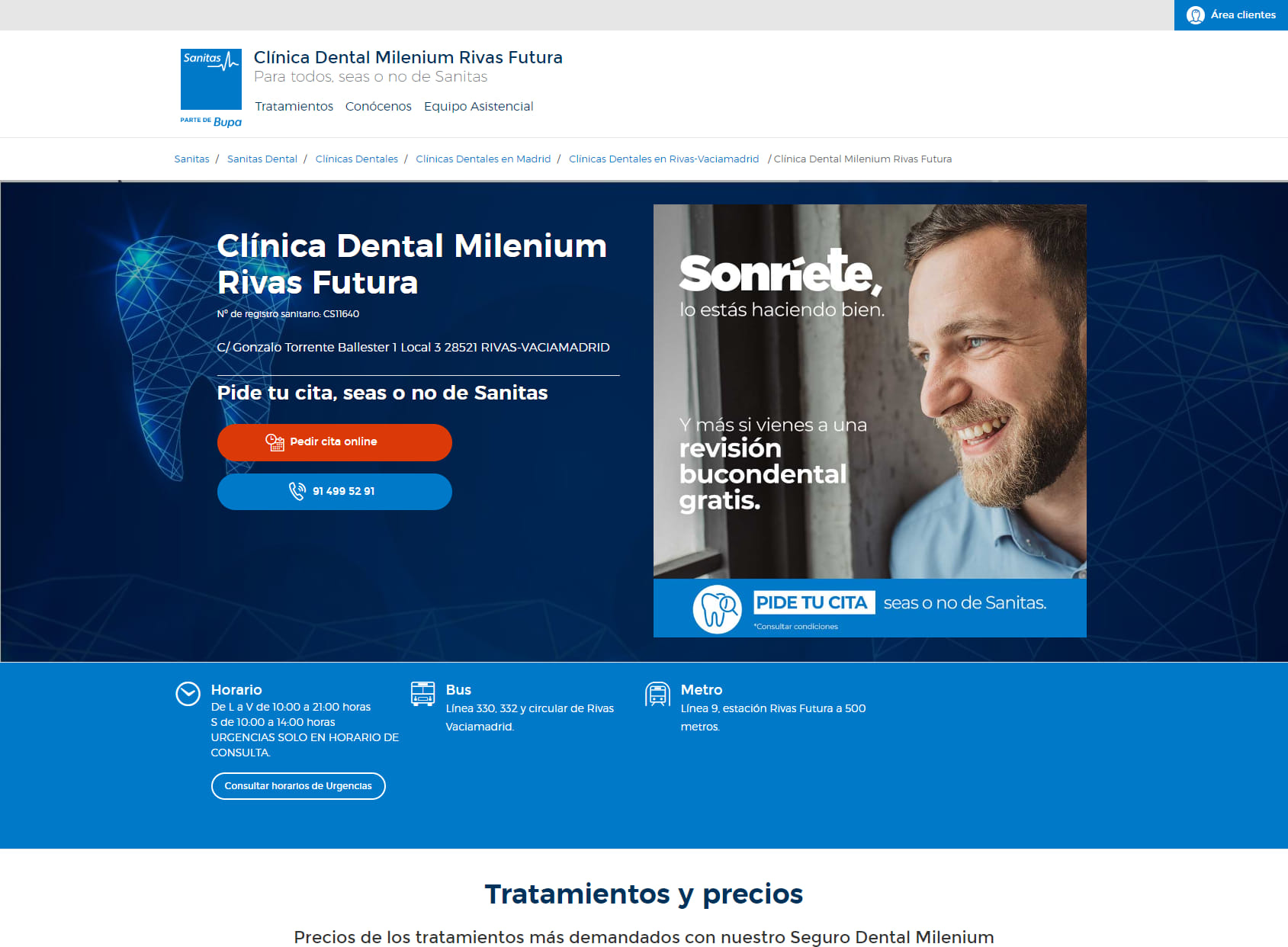 Milenium Dental Clinic Rivas Futura