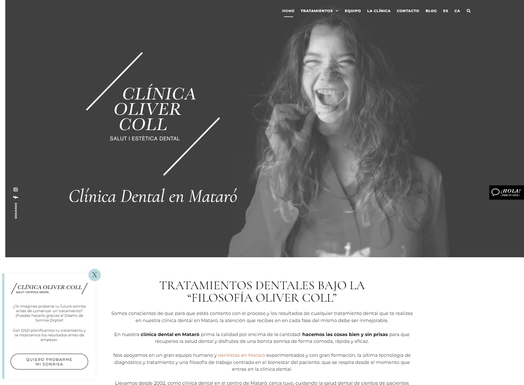 Clínica Dental Oliver Coll - Dentista en Mataró - Urgencias dentales