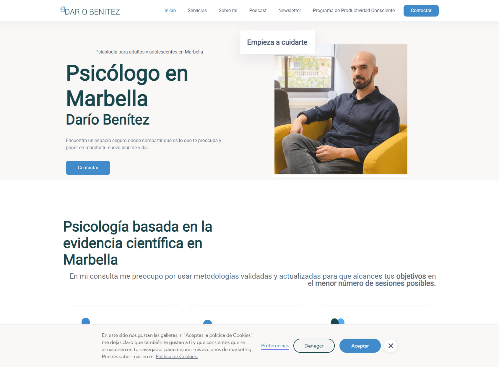 Darío Benítez - Consulta de Psicología en Marbella