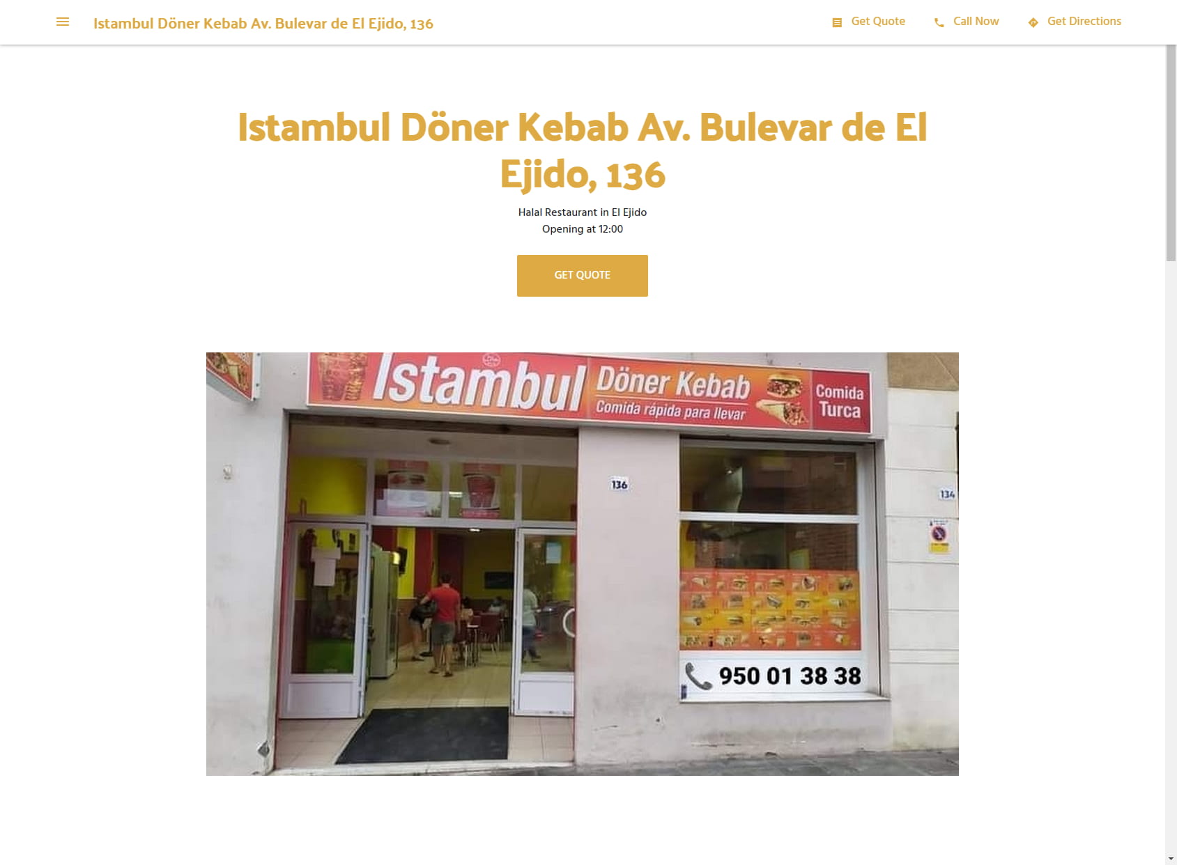 Istambul Döner Kebab Av. Bulevar de El Ejido, 136