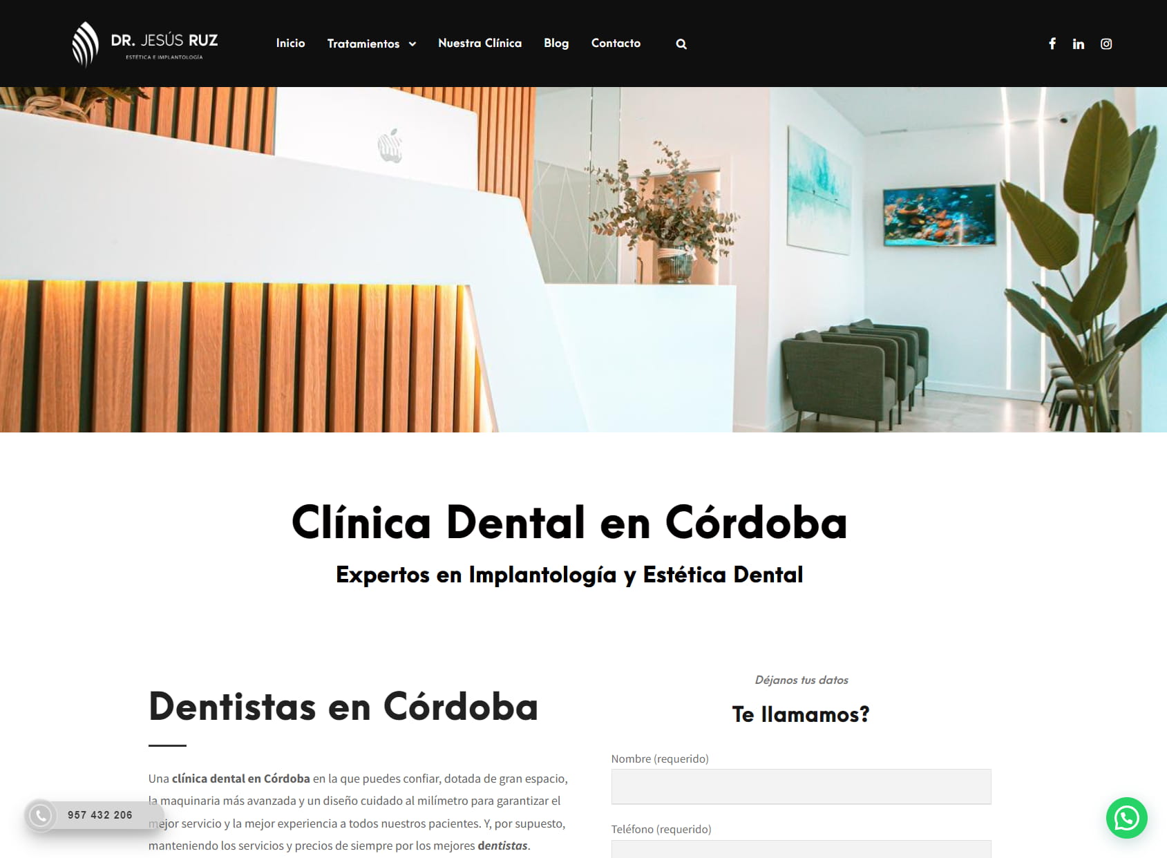Dentista Dr. Jesús Ruz | Clínica Dental en Córdoba