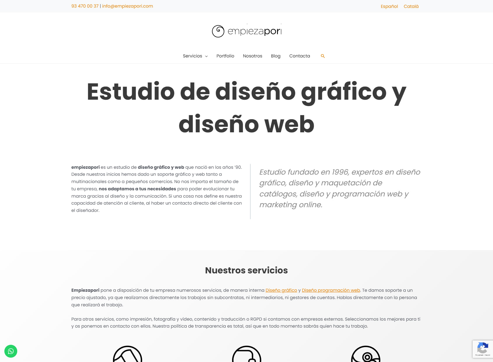 EMPIEZAPORI diseño Web y diseño Gráfico | Agencia de Marketing Online
