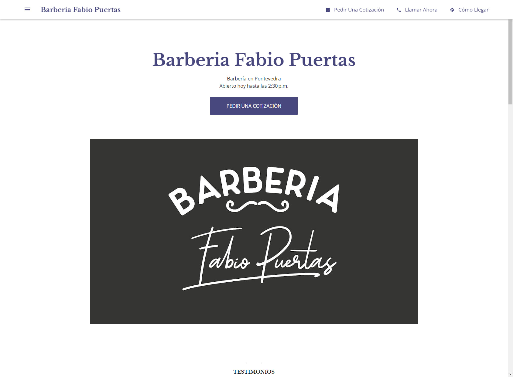 Barberia Fabio Puertas
