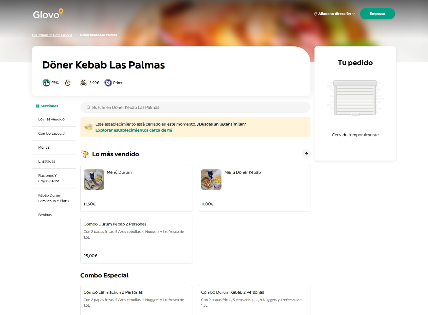 Las Palmas Kebab