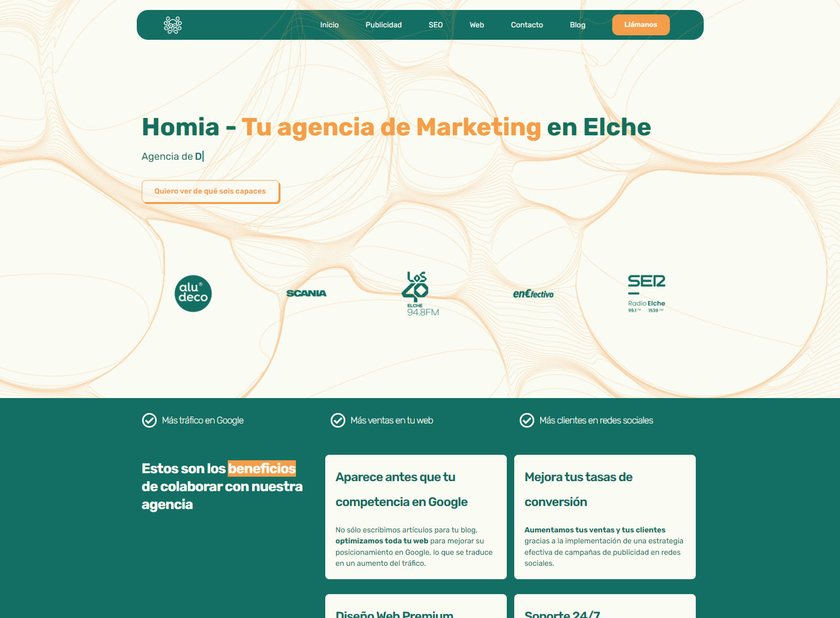 Homia - Agencia de Marketing Digital en Elche | Publicidad, Desarrollo Web y Posicionamiento SEO