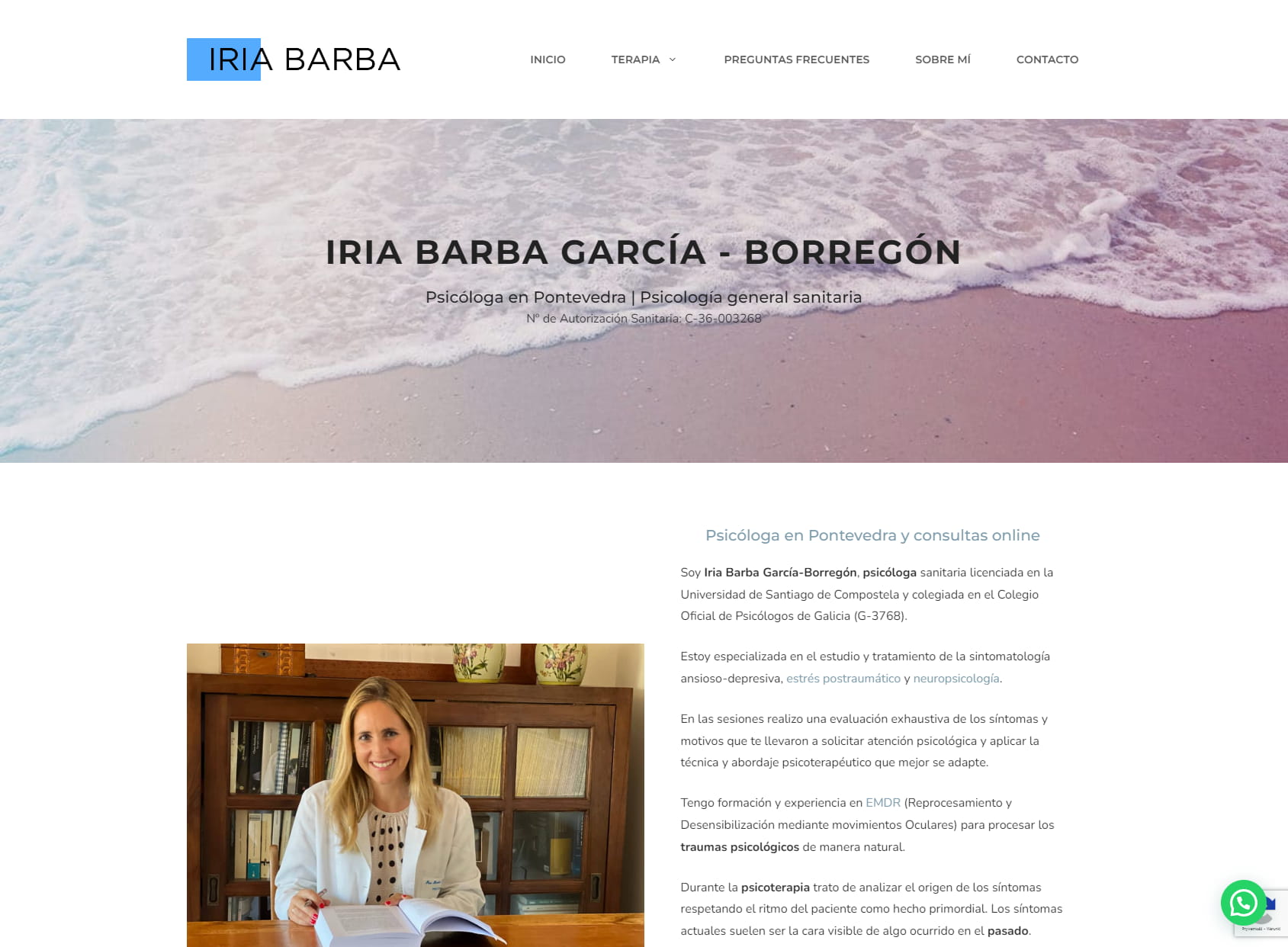 Iria Barba - Psicóloga