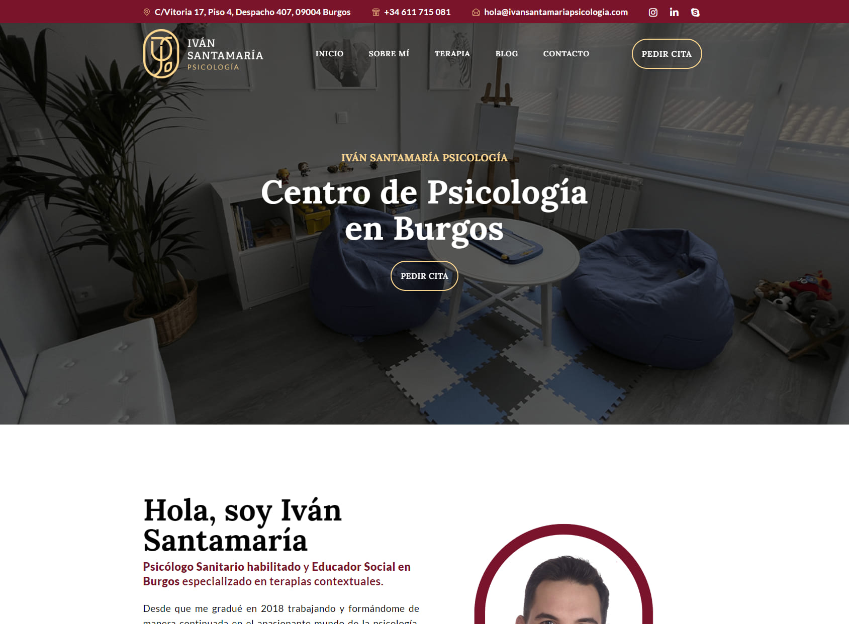 Iván Santamaría Psicología: Centro de Psicología en Burgos