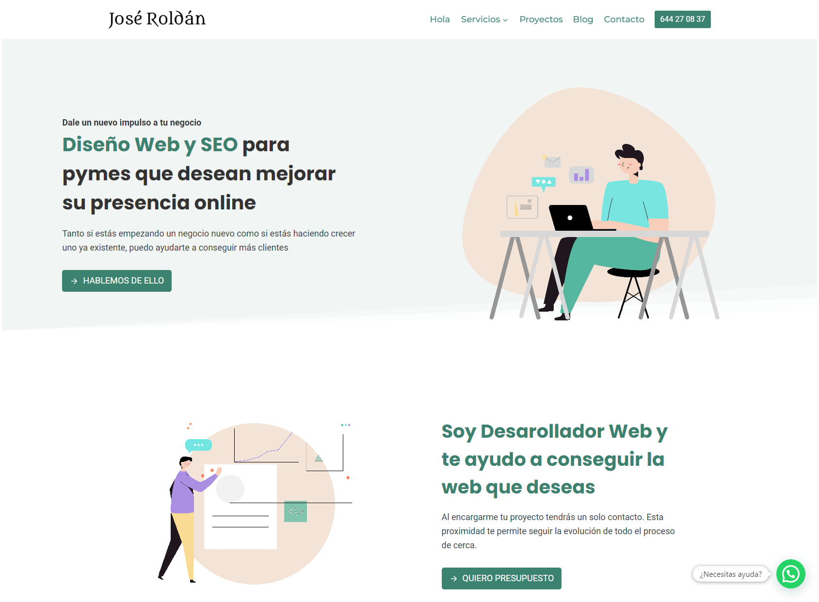 José Roldán Website design & SEO