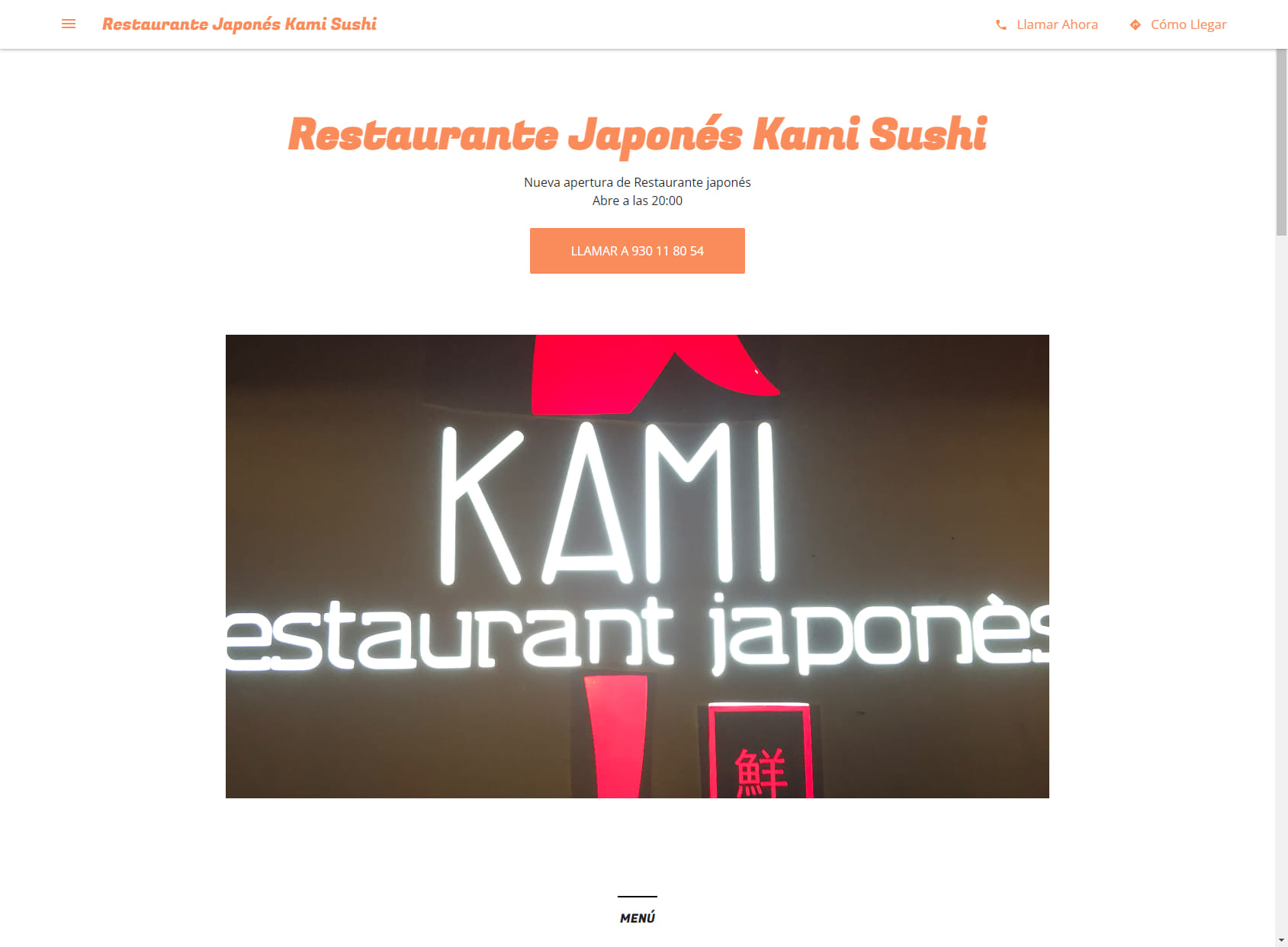 Restaurante Japonés Kami Sushi