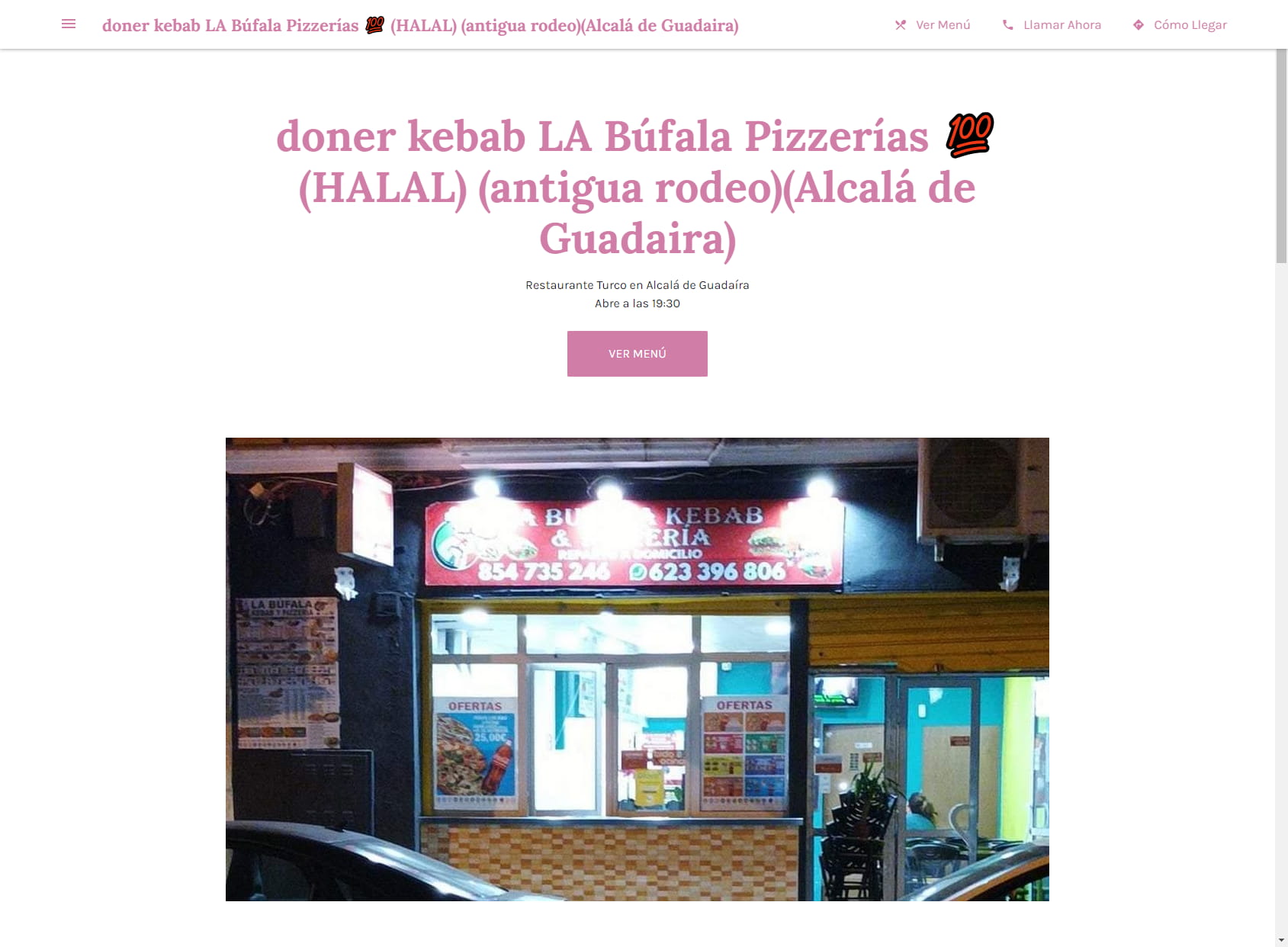 Doner kebab LA Búfala Pizzerías ( HALAL) (antigua rodeo)(Alcalá de Guadaira)
