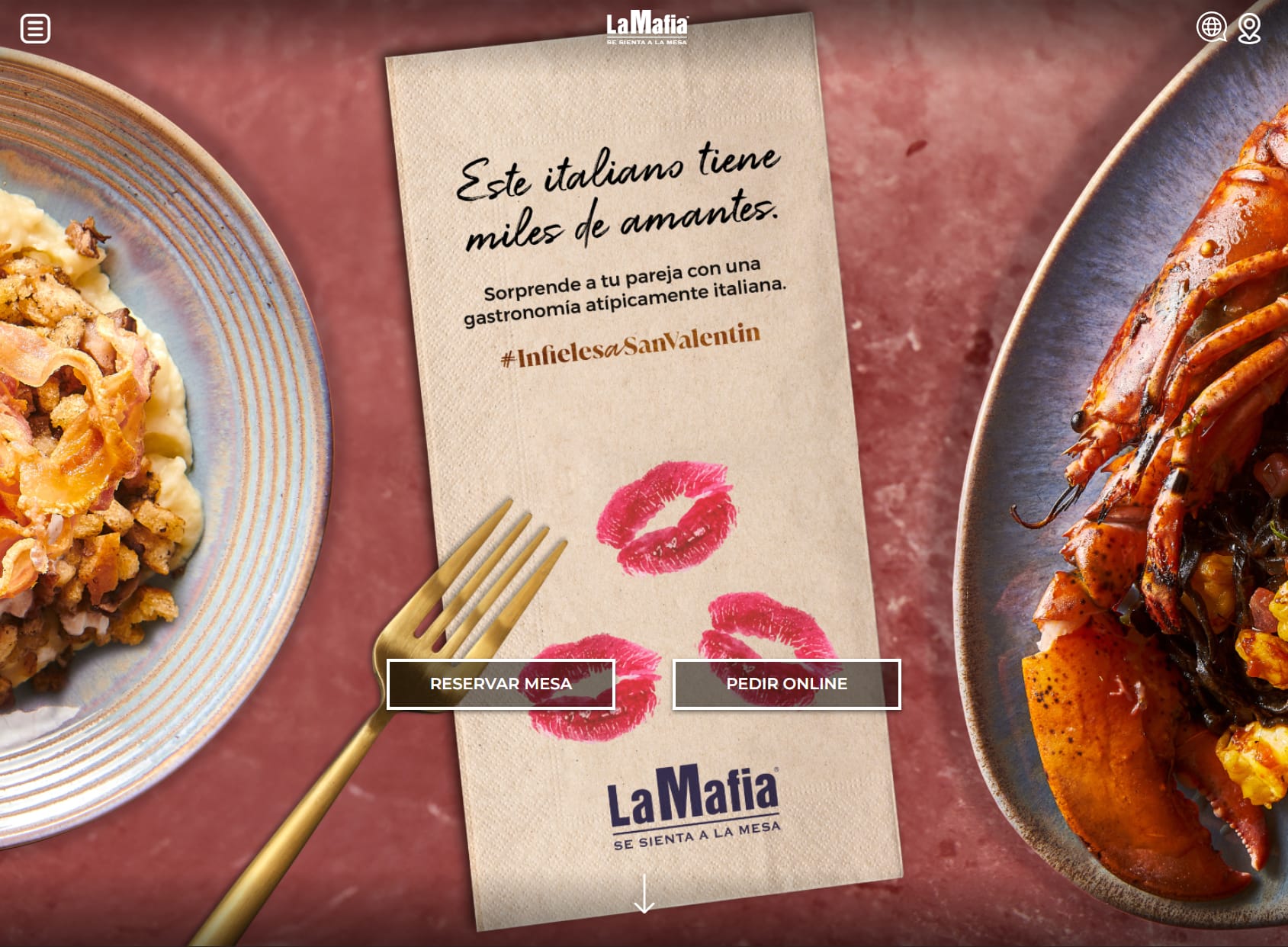 Restaurante La Mafia se sienta a la mesa