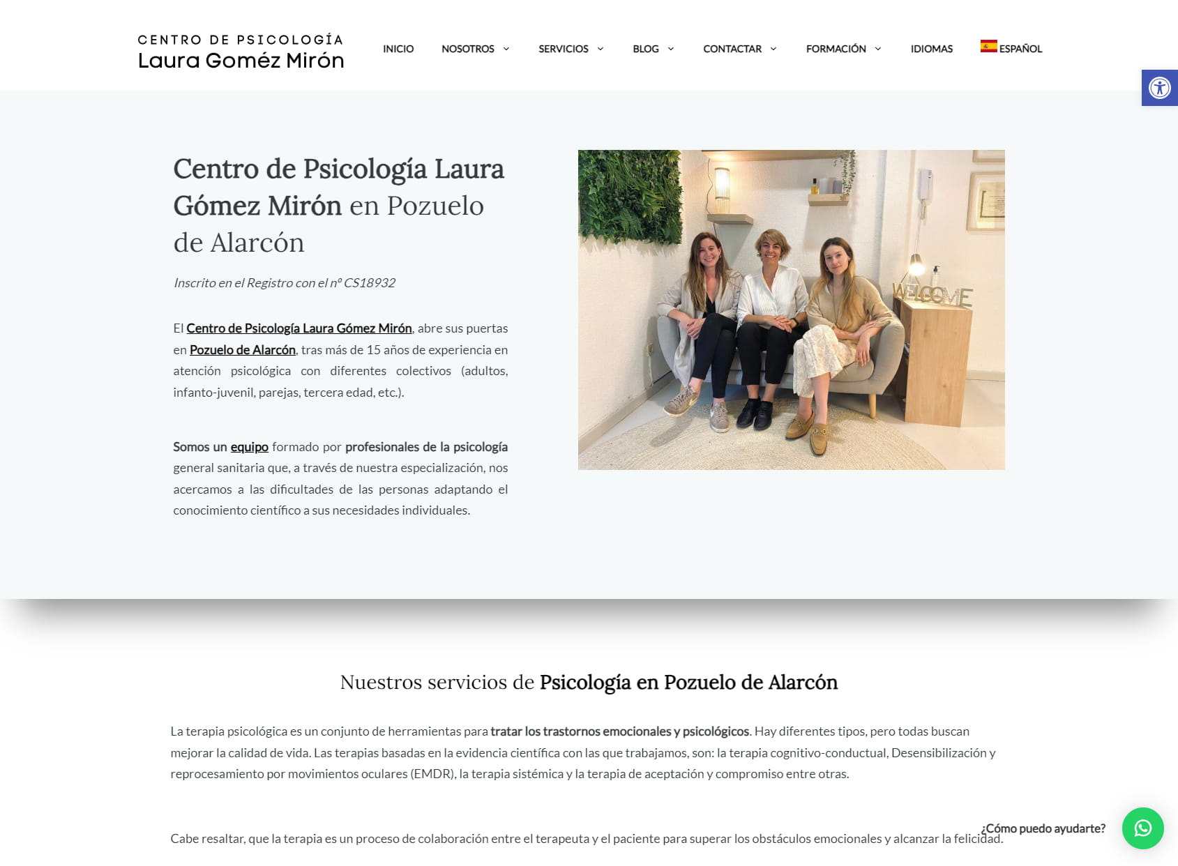 Centro de Psicología Laura Gómez Mirón. Tú psicóloga en Pozuelo