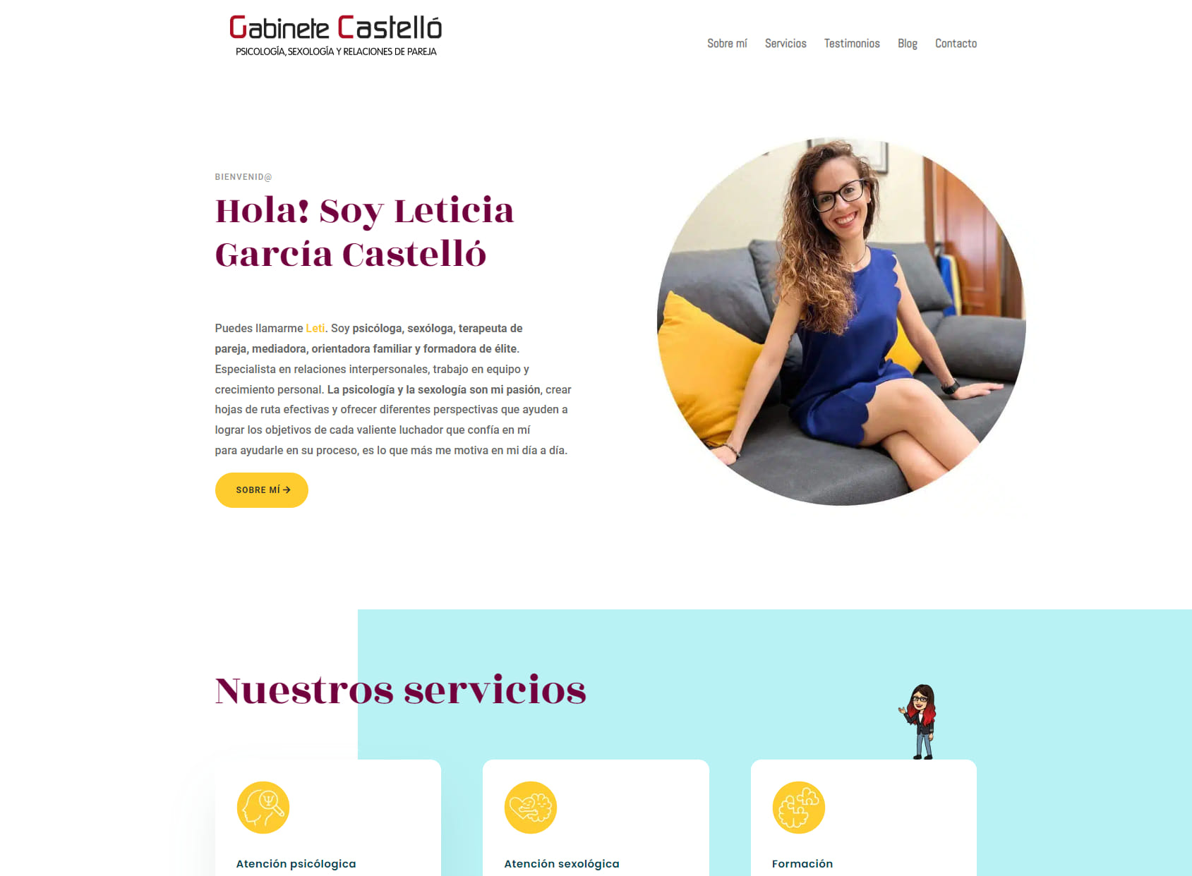 Leticia García Castelló Psicólogo - Sexólogo Salamanca / Gabinete Castelló - Psicología y Relaciones de pareja