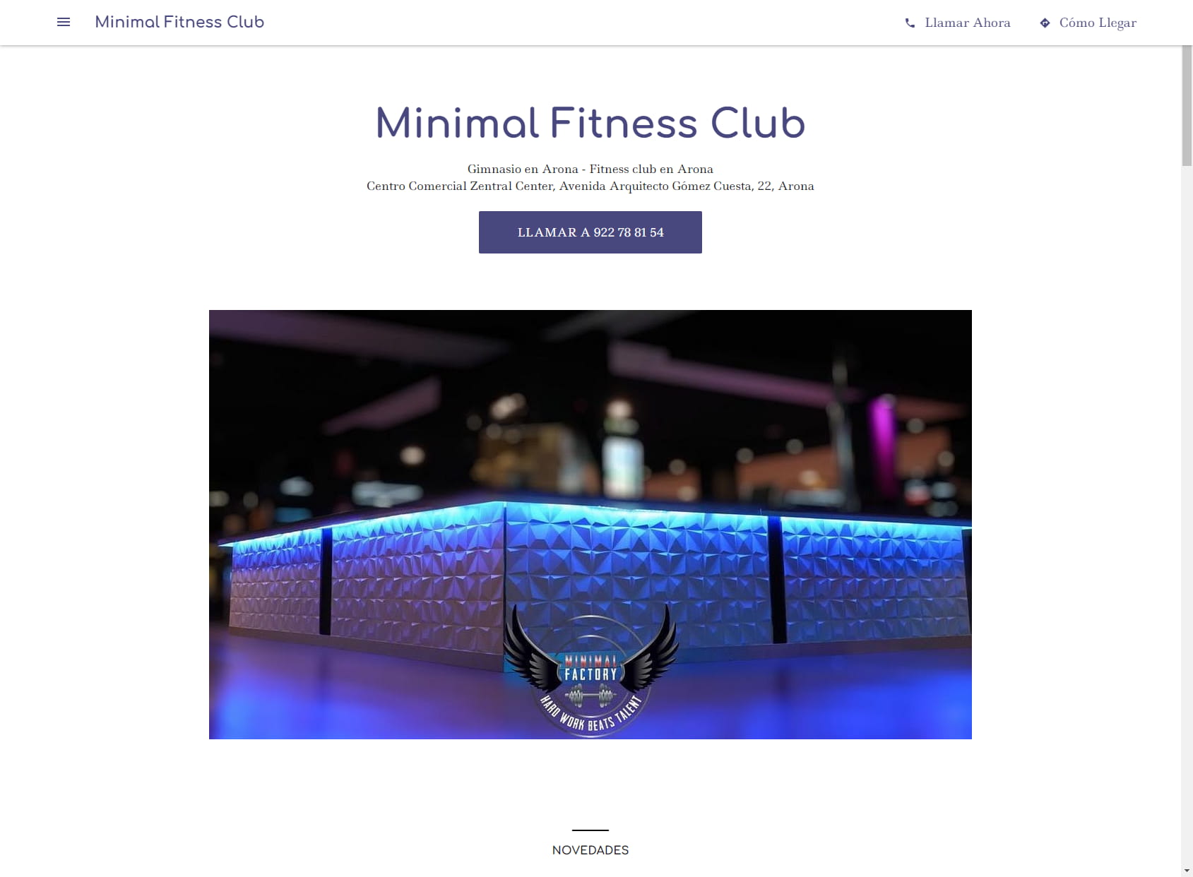 Minimal Fitness Club