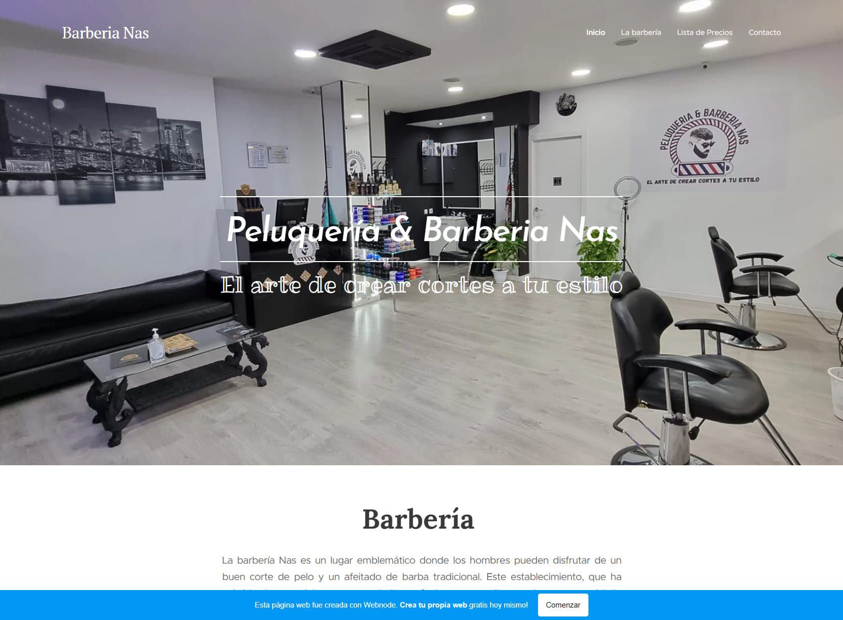 Peluquería & Barberia Nas, Barbershop