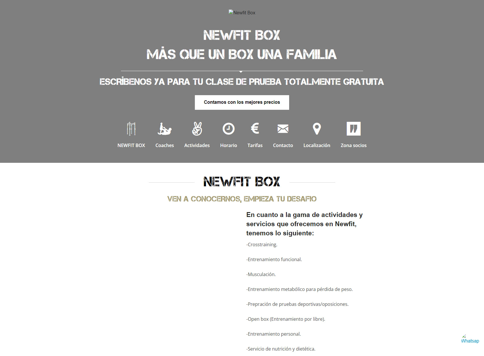 NEWFIT BOX - WEIGHTLIFTING AND CROSSTRAINING