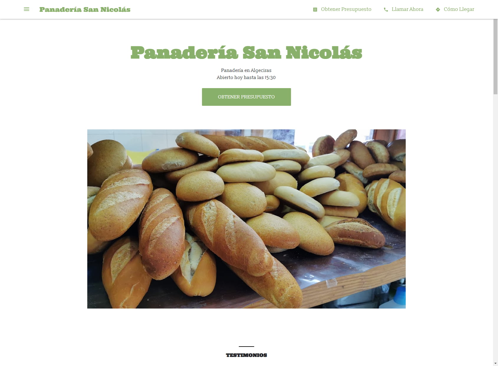 Panadería San Nicolás