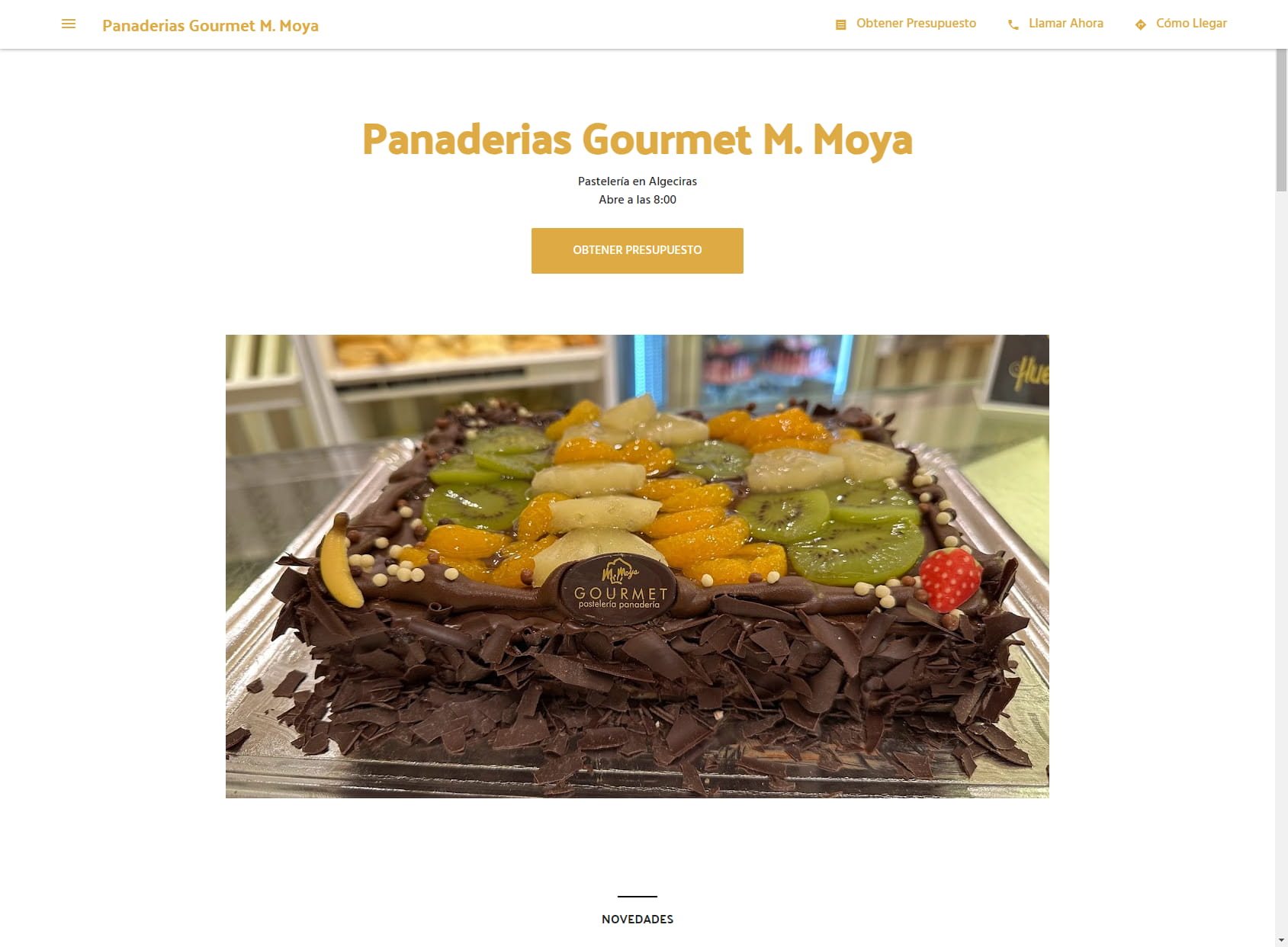 Panaderias Gourmet M. Moya