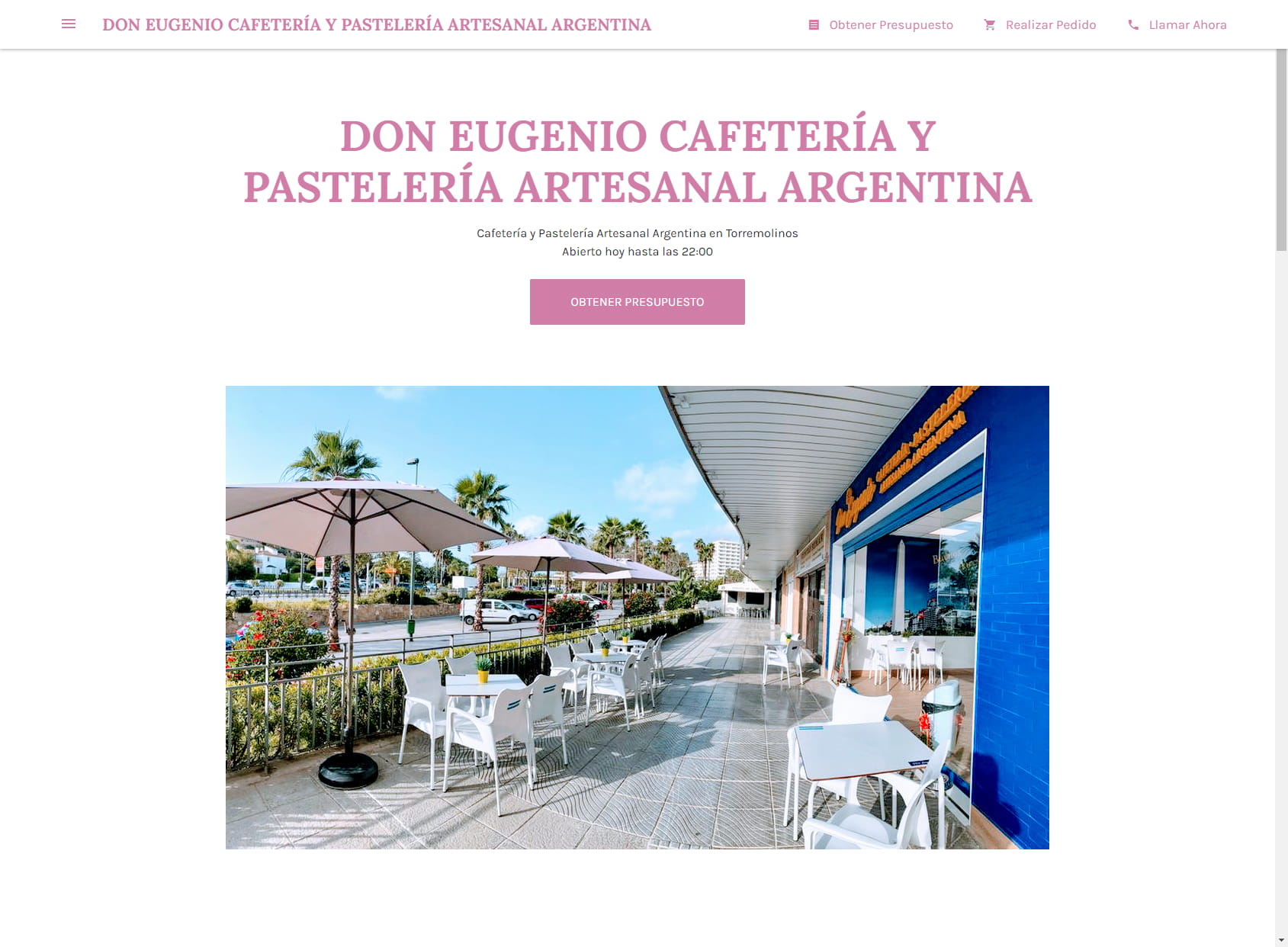 DON EUGENIO CAFETERÍA Y PASTELERÍA ARTESANAL ARGENTINA