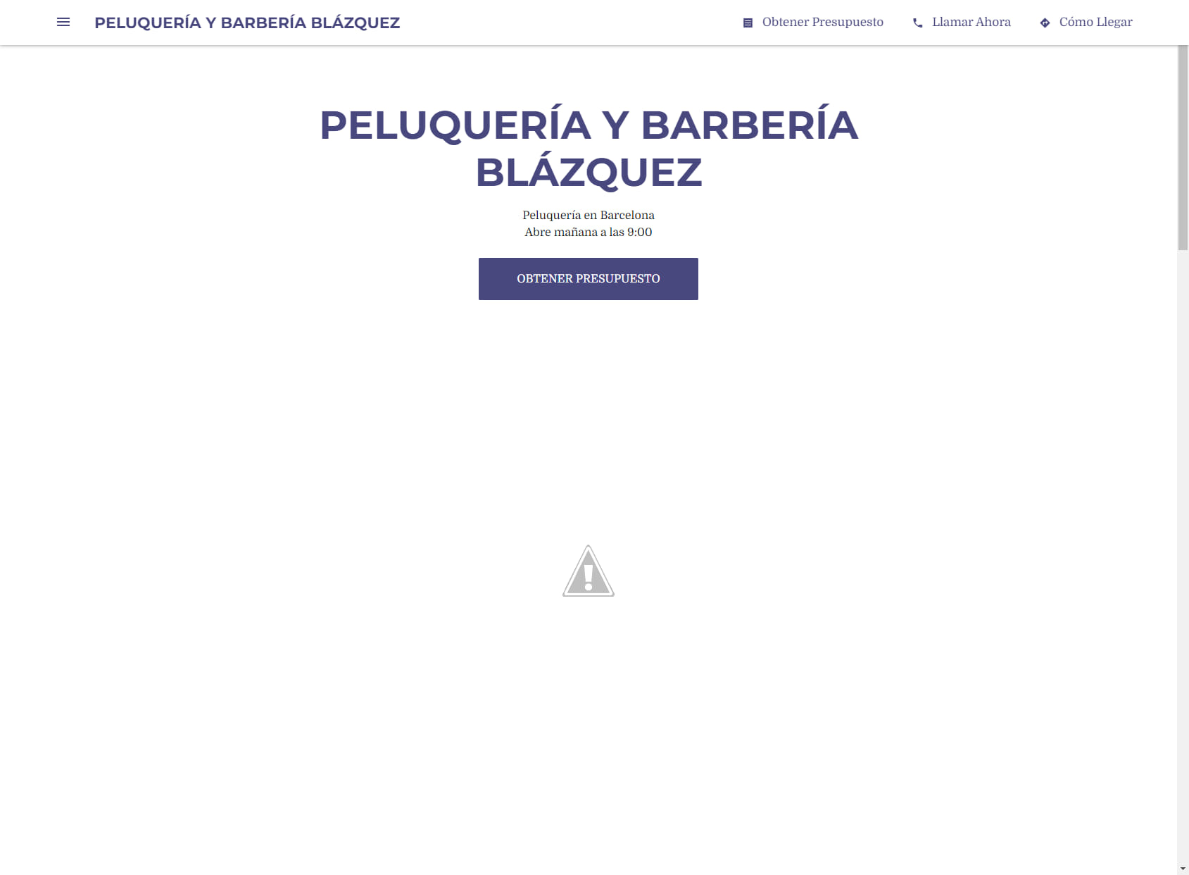 PELUQUERÍA Y BARBERÍA BLÁZQUEZ