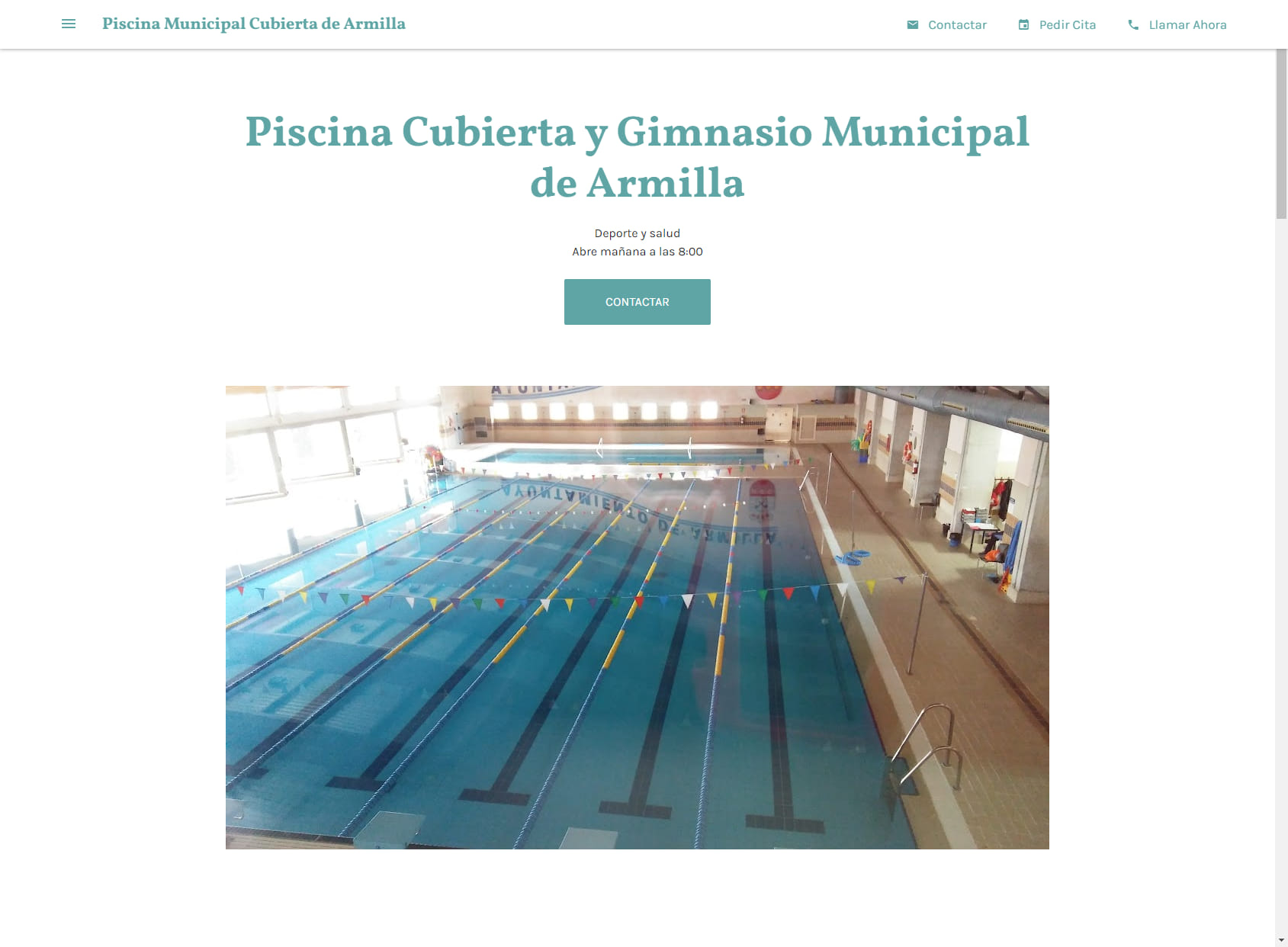 Piscina Municipal Cubierta de Armilla