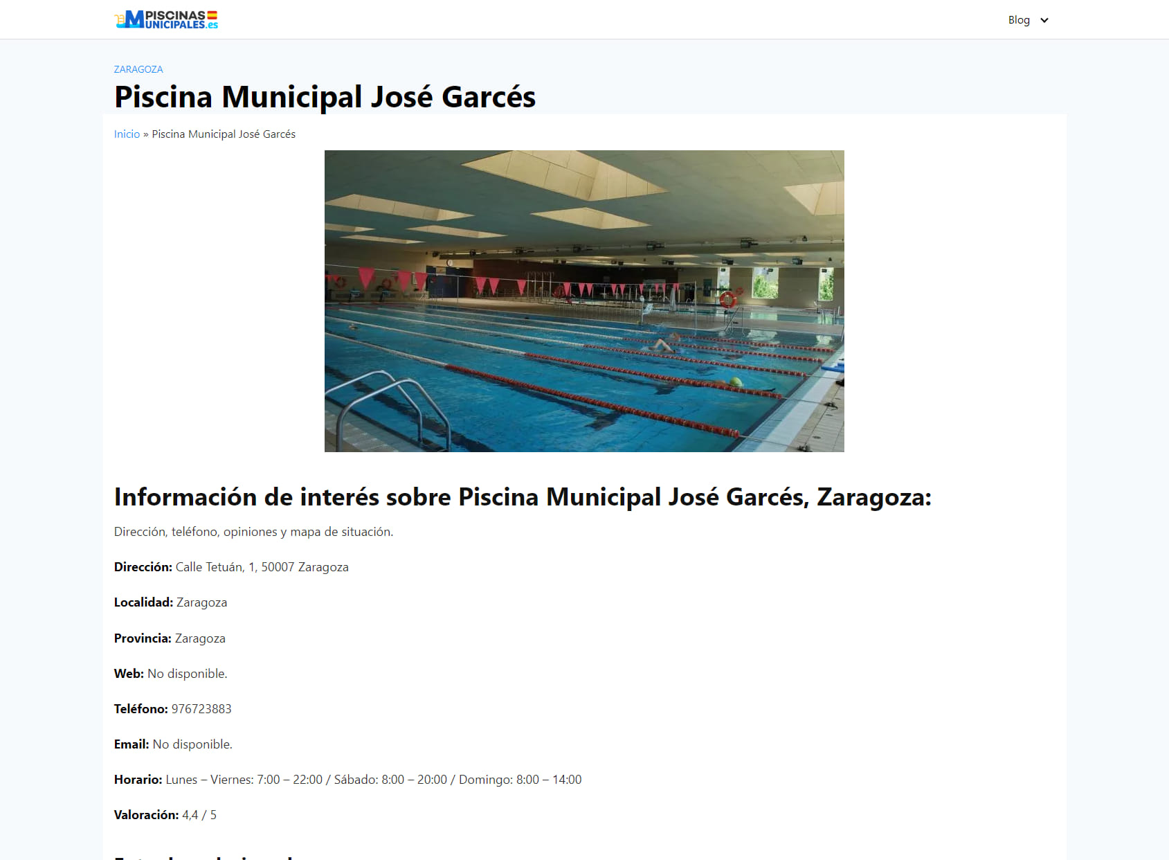Centro Deportivo Municipal José Garcés