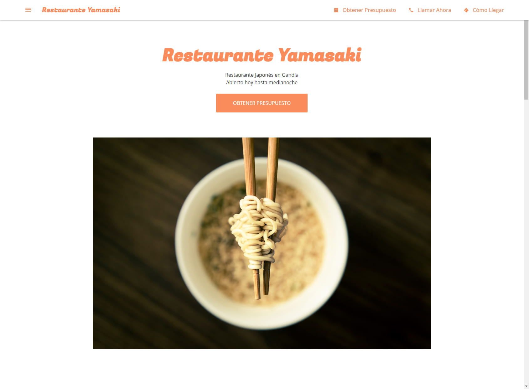 Restaurante Yamasaki