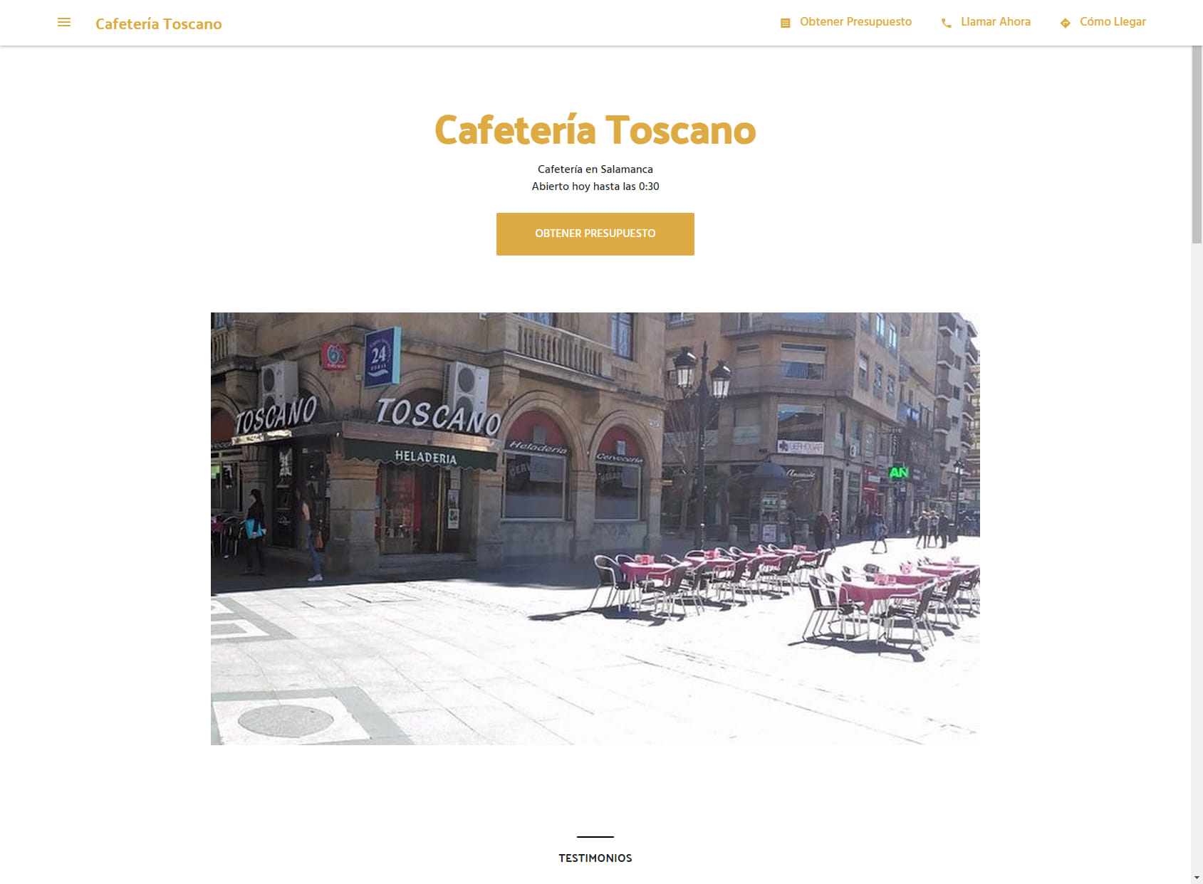 Cafetería Toscano