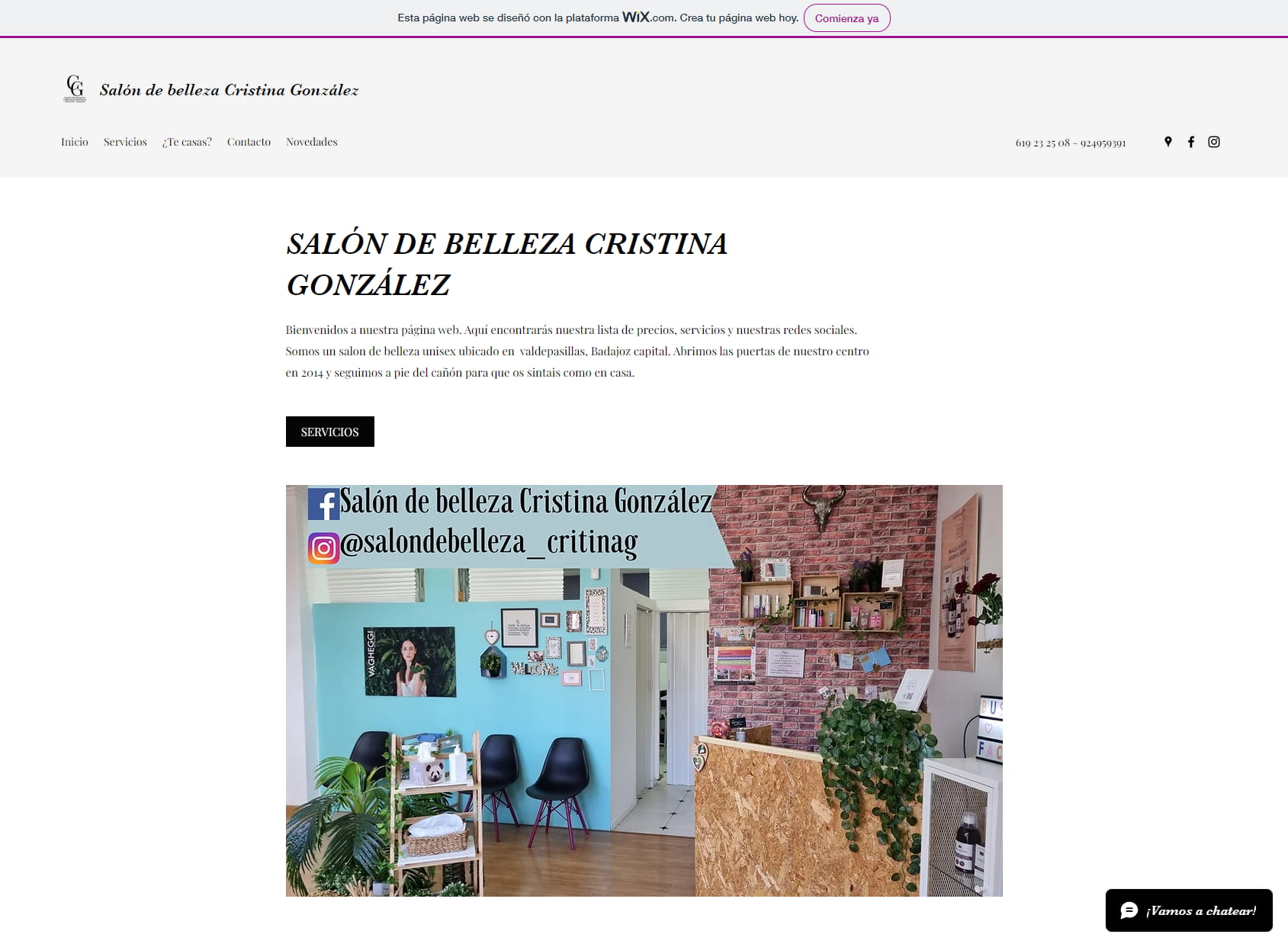 Salón de belleza Cristina González