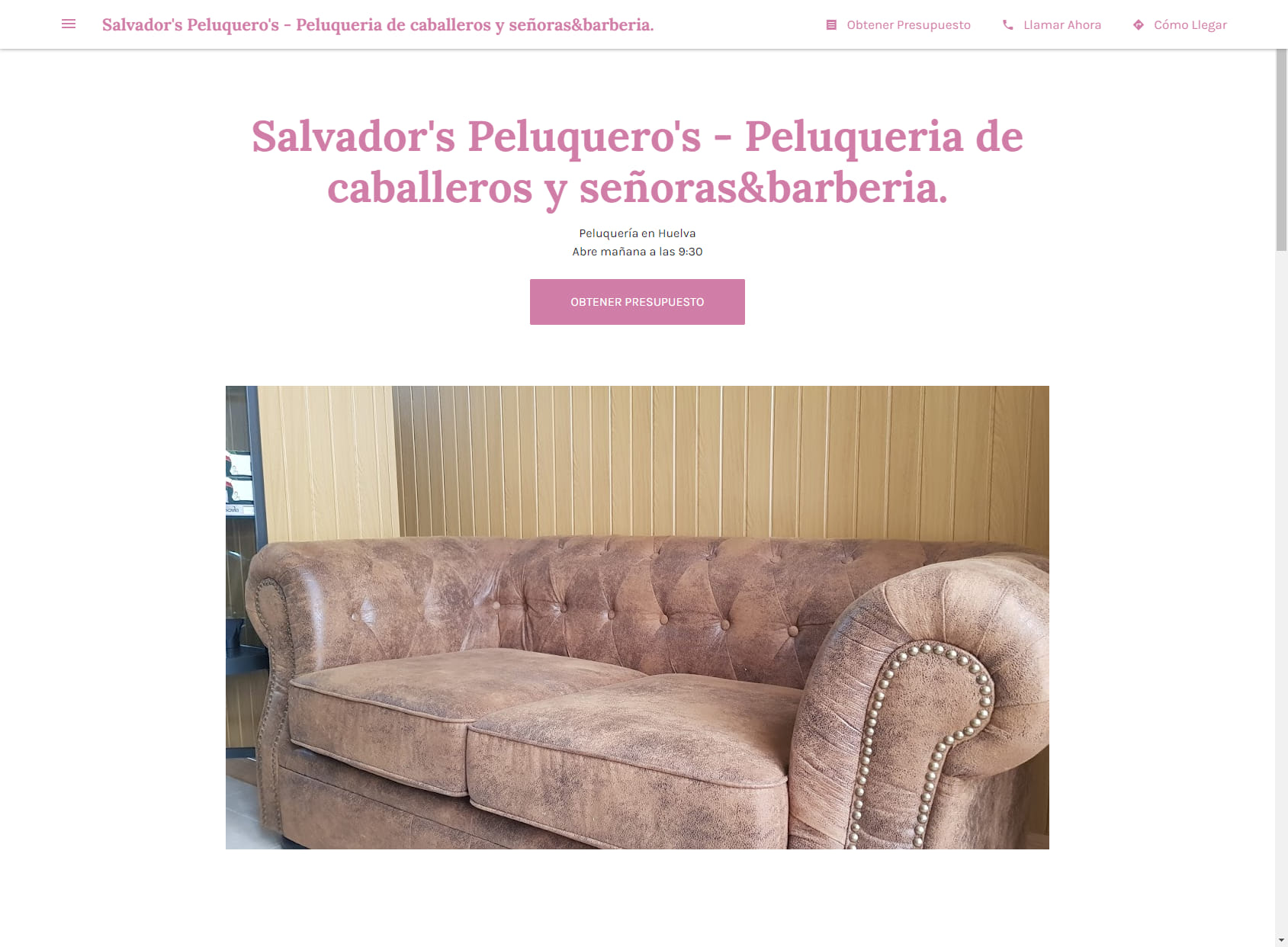 Salvador's Peluquero's - Peluqueria de caballeros y señoras&barberia.