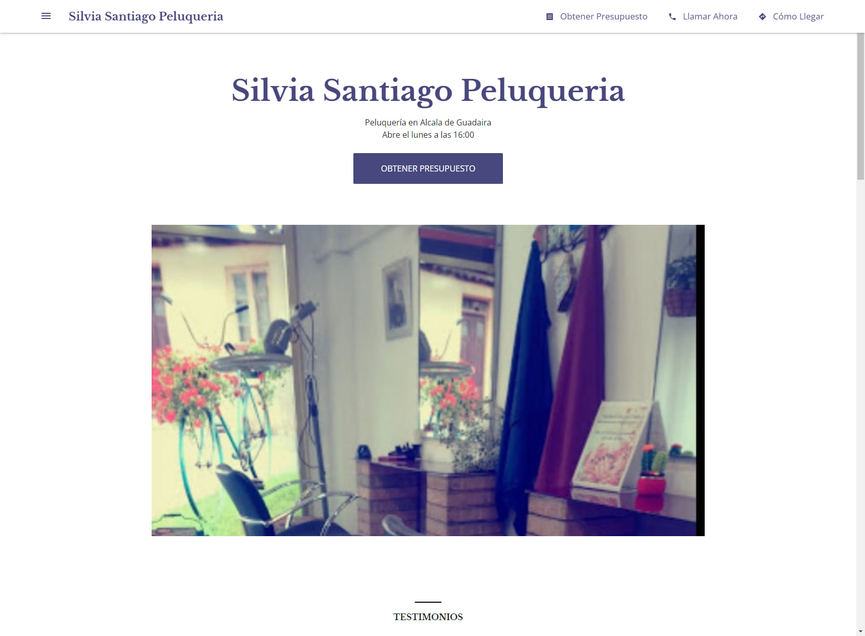 Silvia Santiago Peluqueria